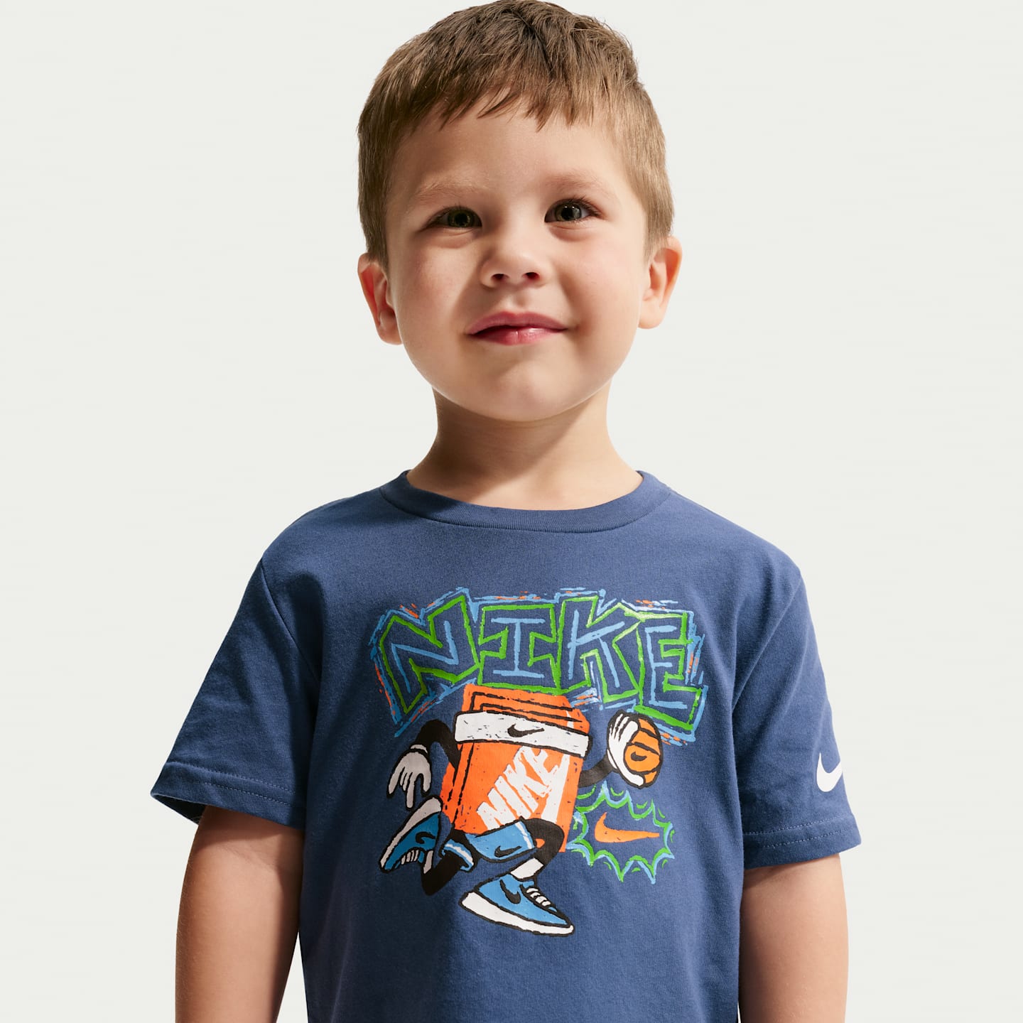 Детские футболки Nike Toddler Chalky Boxy Bball T-Shirt — фото 1