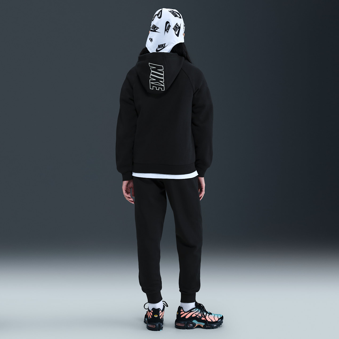 Детские кроссовки Nike Sportswear Club Fleece Big Kids' Hooded Tracksuit — фото 7