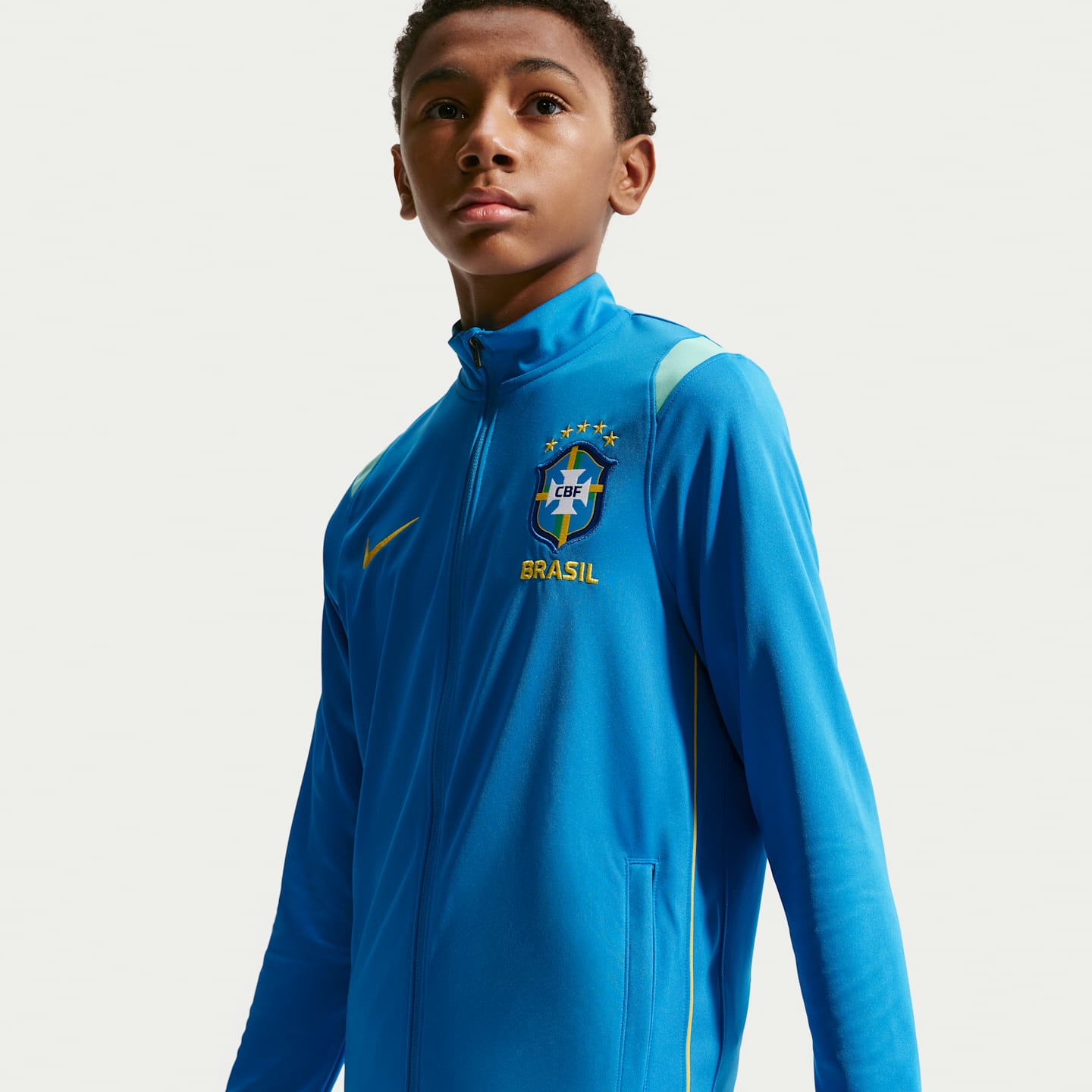 Детские кроссовки Nike Brazil Academy Pro Big Kids' Nike Dri-FIT Soccer Knit Tracksuit — фото 2