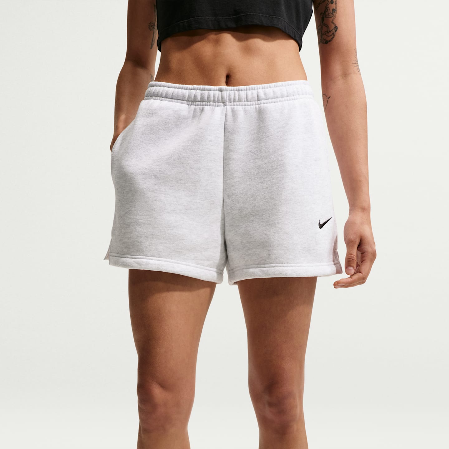 Женские шорты Nike Studio Fleece Medium Weight Women's Mid-Rise Shorts — фото 2