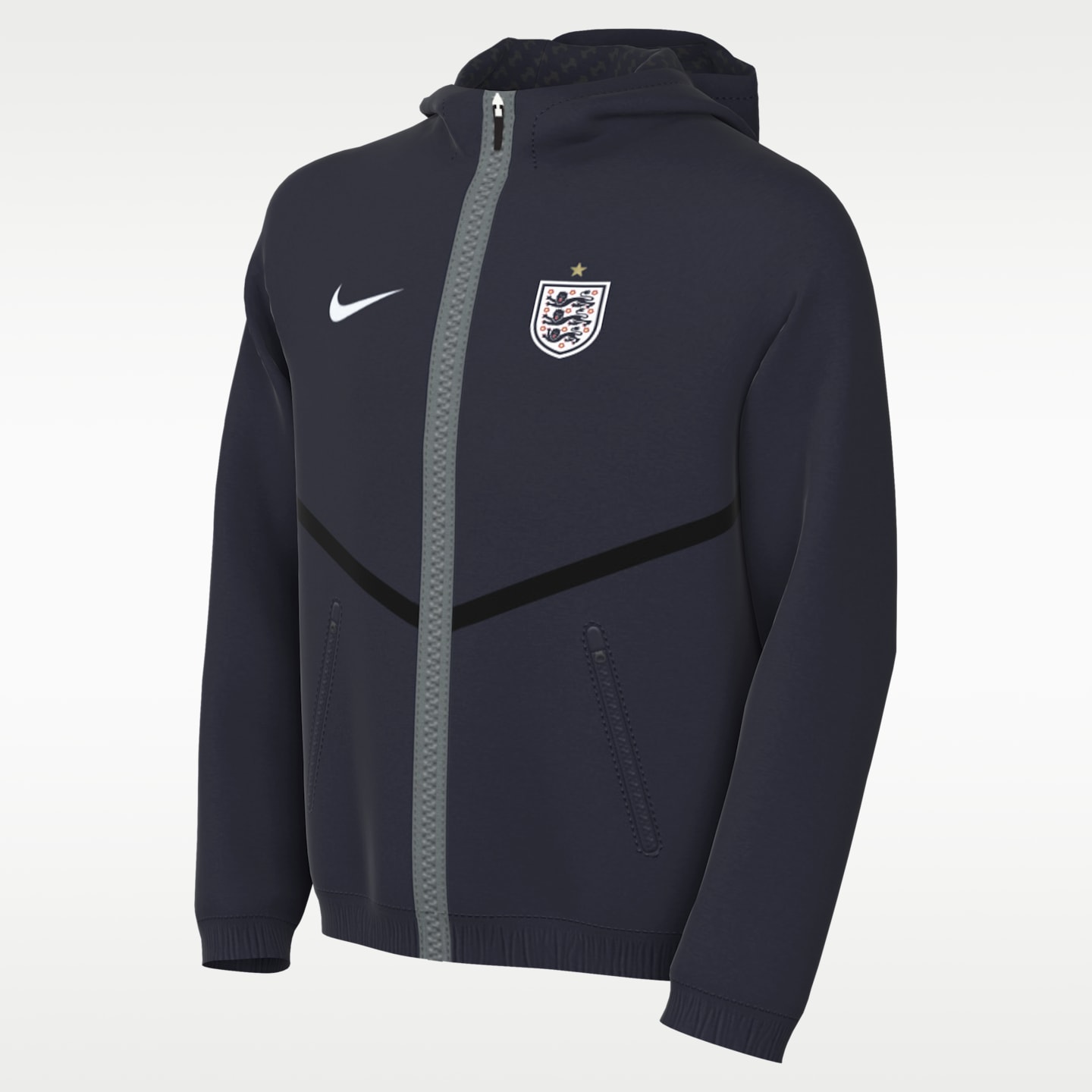 Детские куртки Nike England Big Kids' Nike Dri-FIT Soccer Anthem Jacket — фото 1