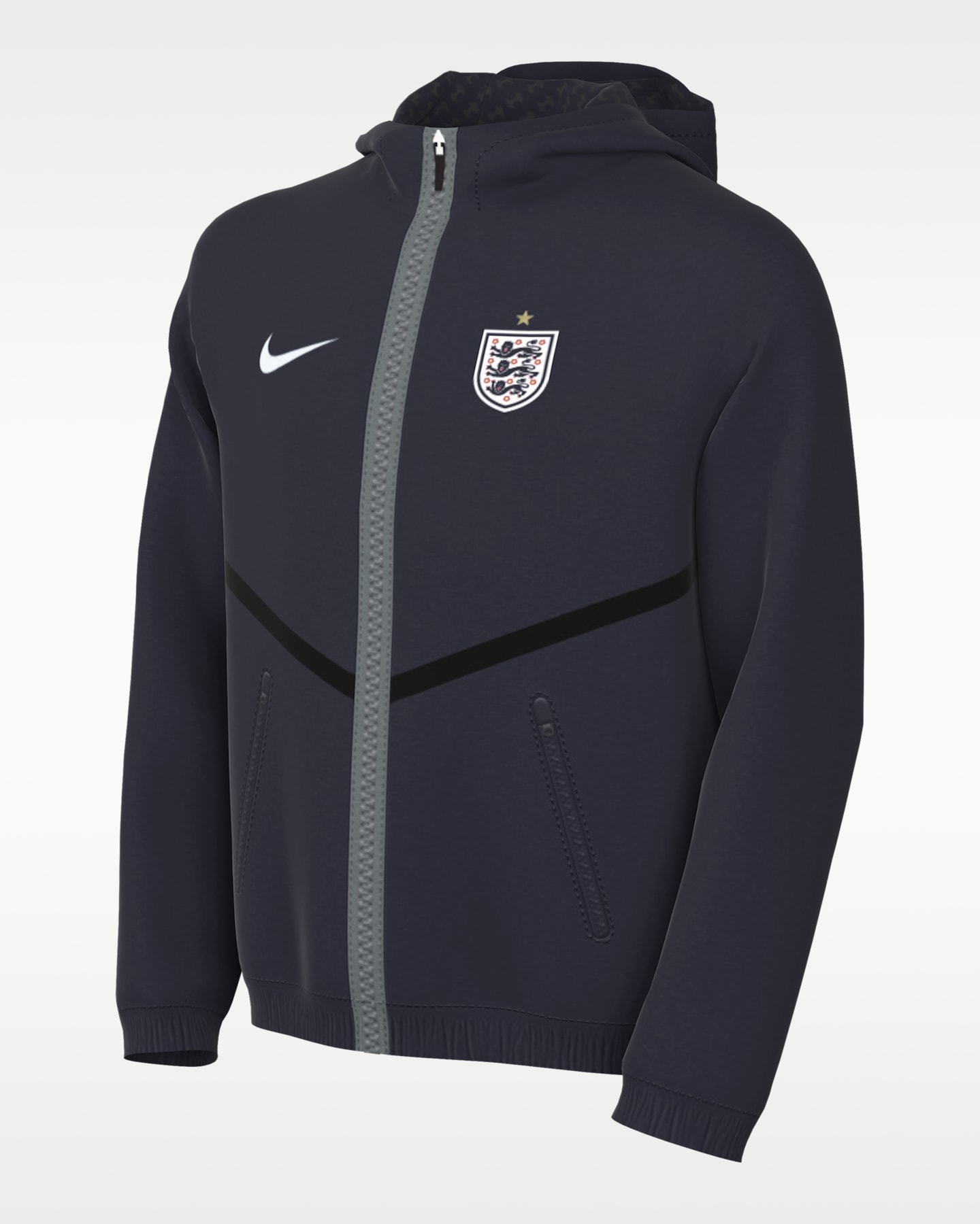 Детские куртки Nike England Big Kids' Nike Dri-FIT Soccer Anthem Jacket — фото 3