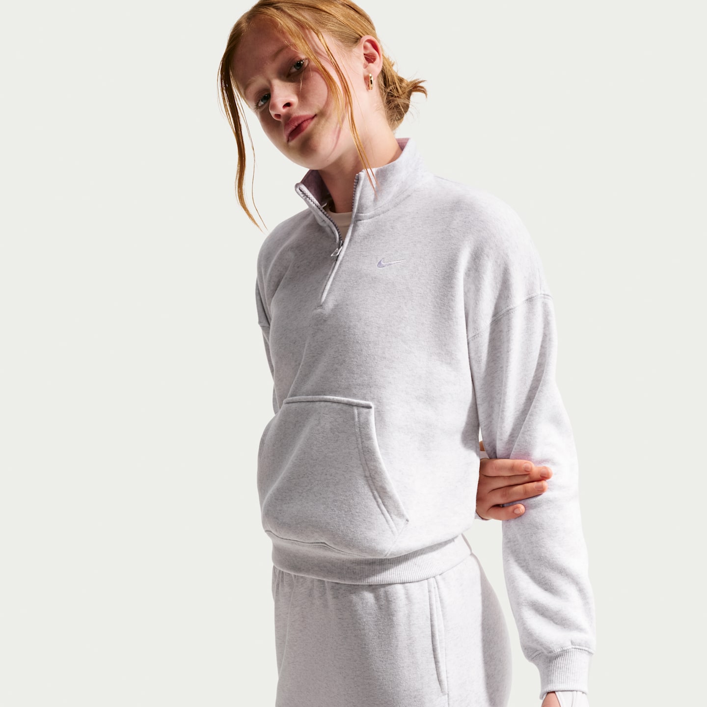Детские юбки Nike Sportswear Studio Fleece Big Kids' (Girls') French Terry Skirt — фото 4