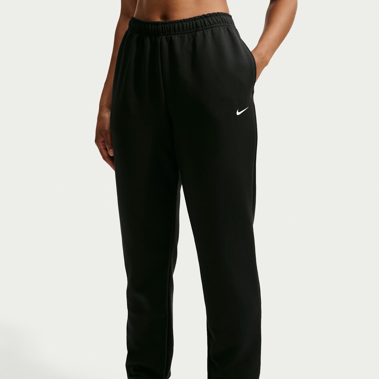Женские брюки Nike Studio Fleece Sport Women's Dri-FIT Mid-Rise Pants — фото 2