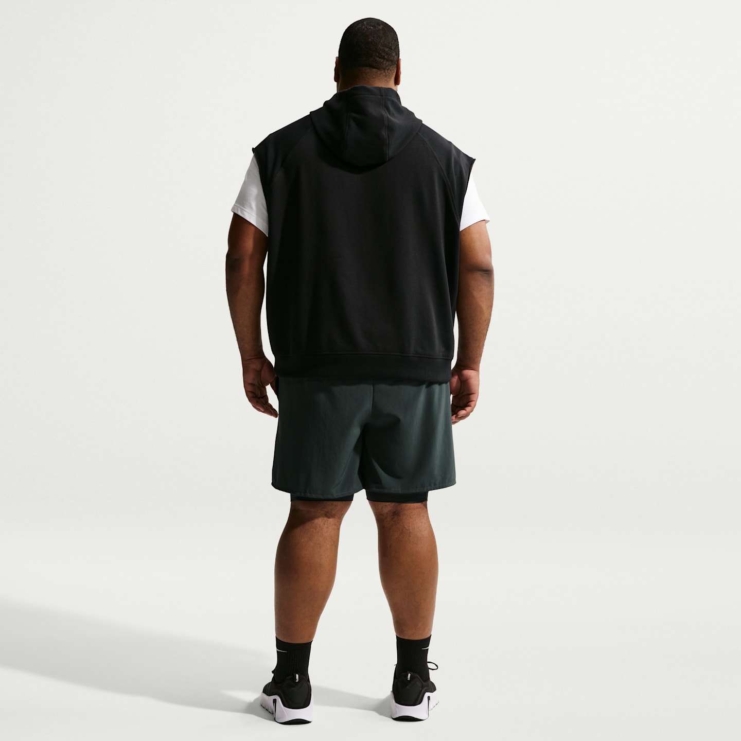 Мужские худи Nike N.A.C. Men's Dri-FIT Fleece Sleeveless Training — фото 10