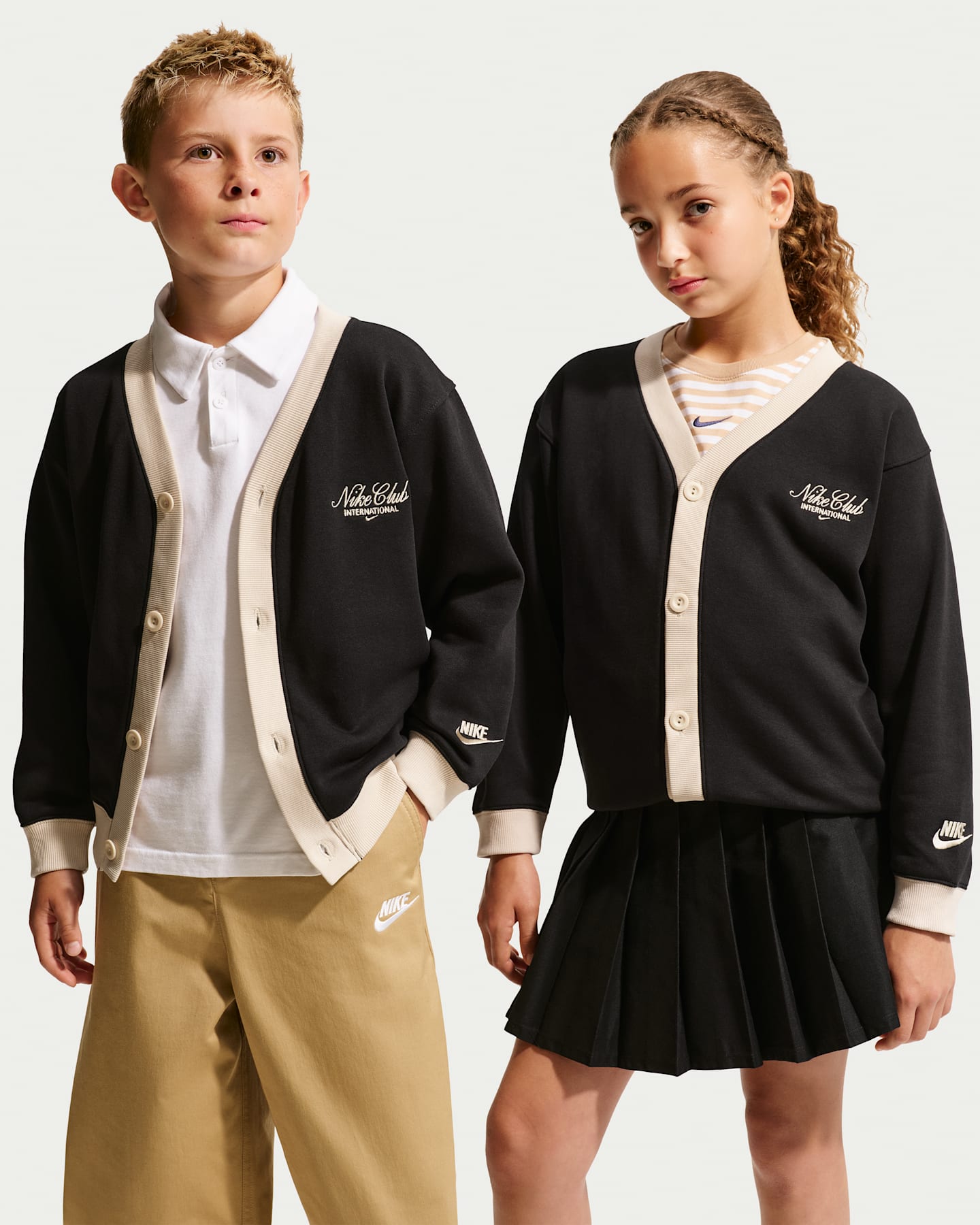Детские кардиганы Nike Sportswear Club Big Kids' Cardigan — фото 8