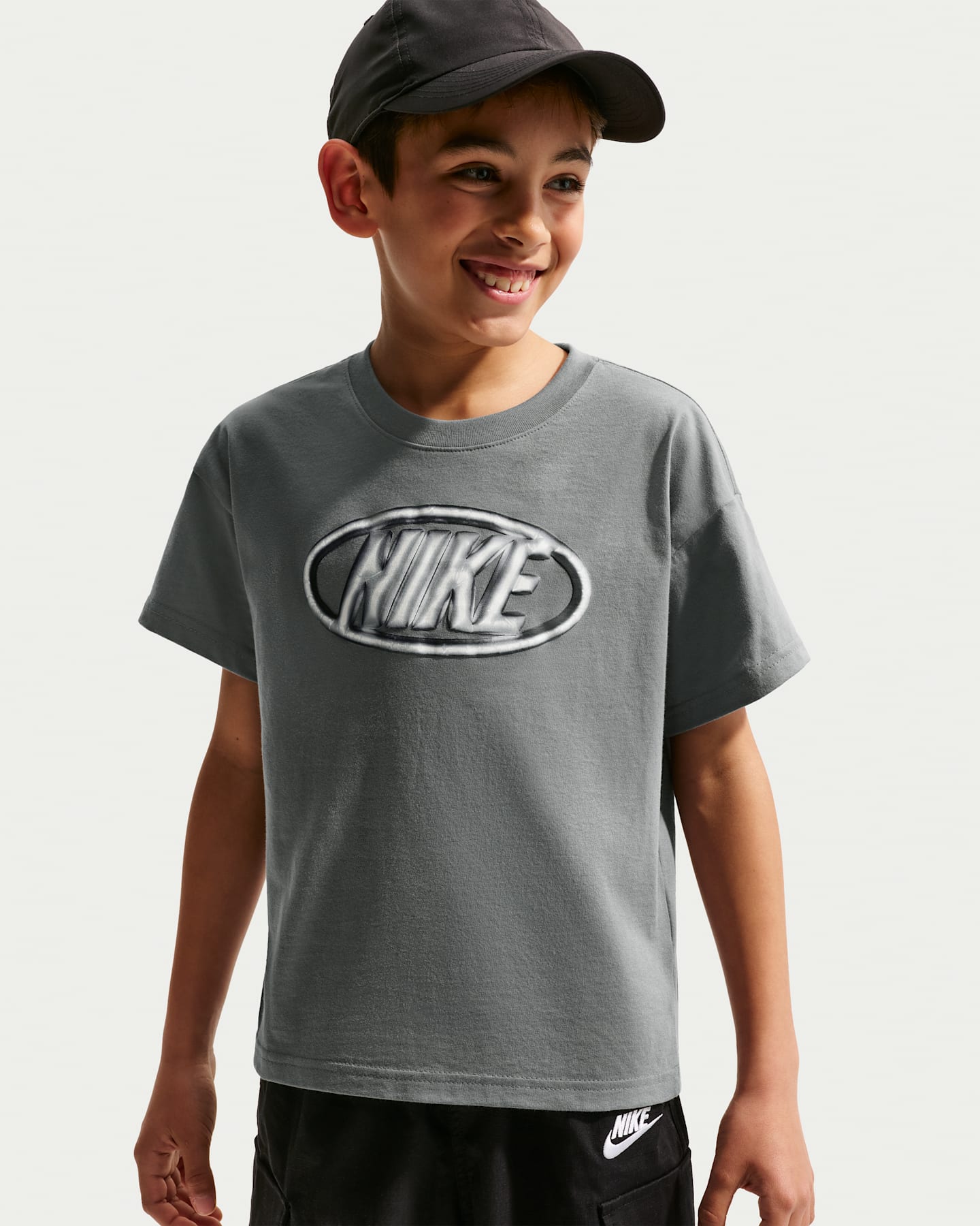 Детские футболки Nike Sportswear Big Kids' Max90 T-Shirt — фото 6