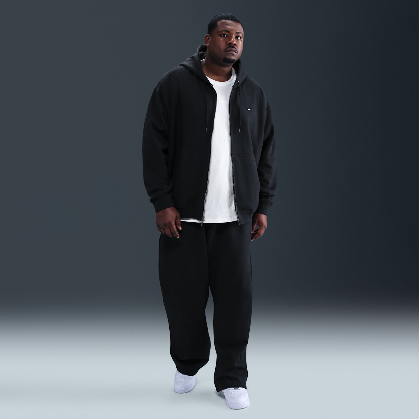 Мужские худи Nike Solo Swoosh Men's Full-Zip Fleece — фото 9