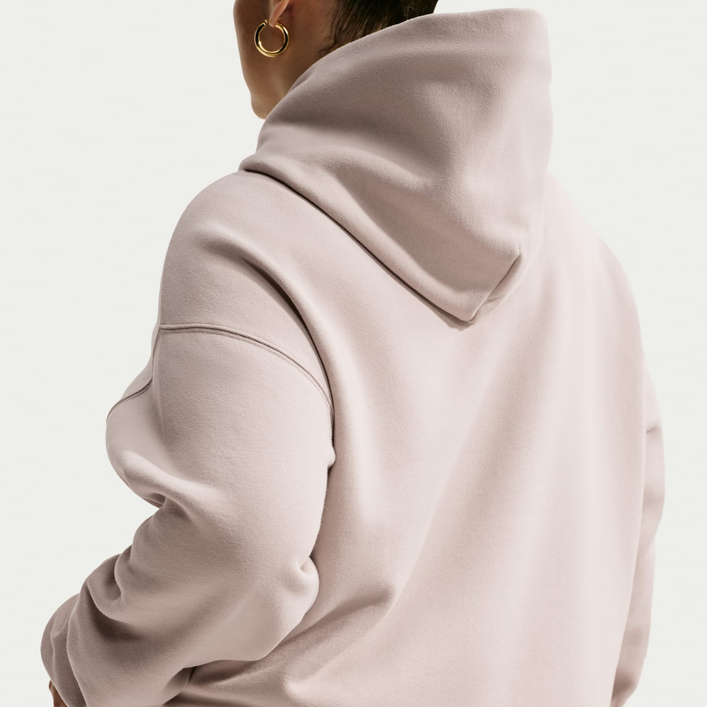 Женские худи Nike Studio Fleece Medium Weight Women's Oversized Pullover Logo — фото 2