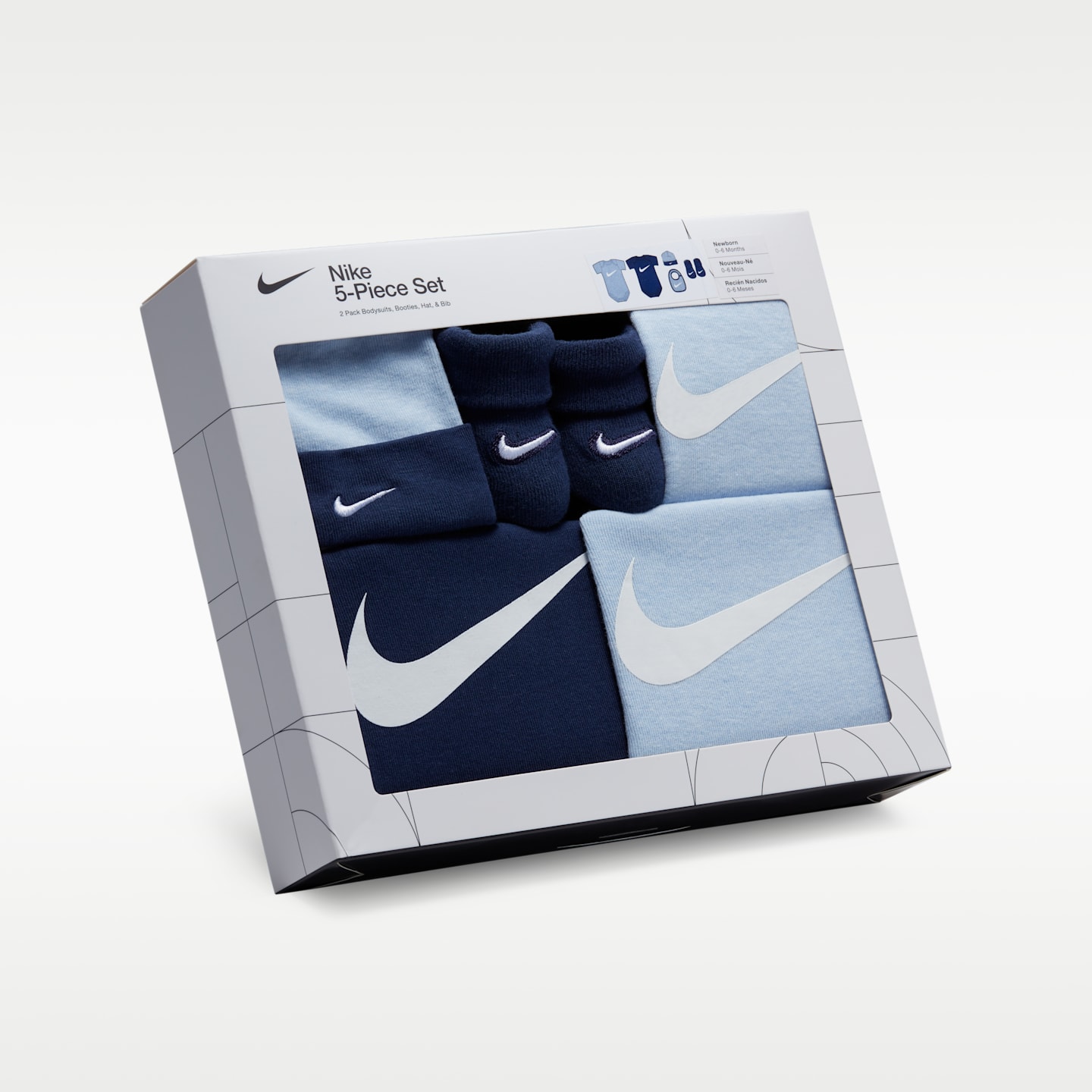 Детские кроссовки Nike Baby Essentials Baby 5-Piece Boxed Gift Set — фото 4