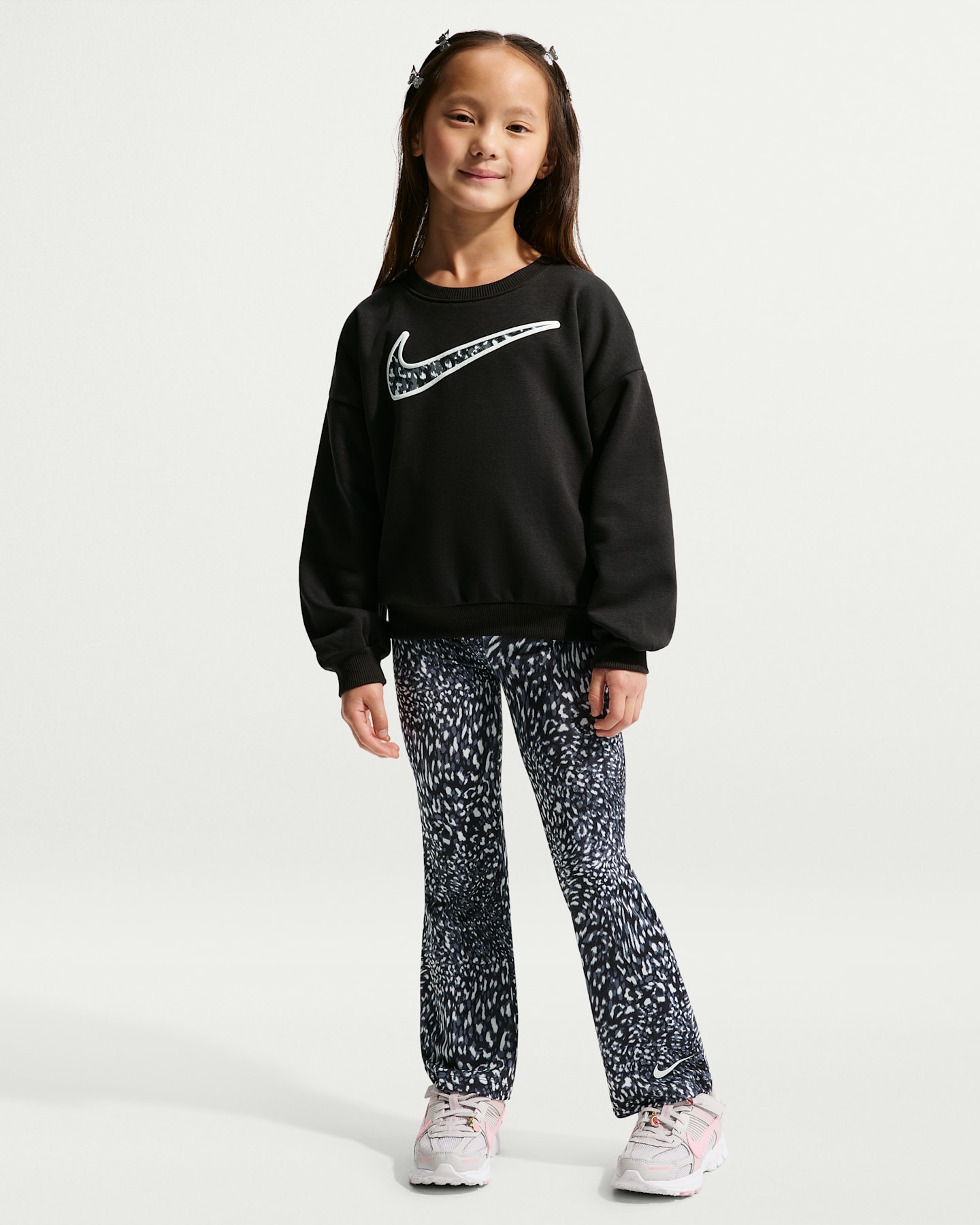 Детские брюки Nike Little Kids' Crew and Printed Leggings Set — фото 8