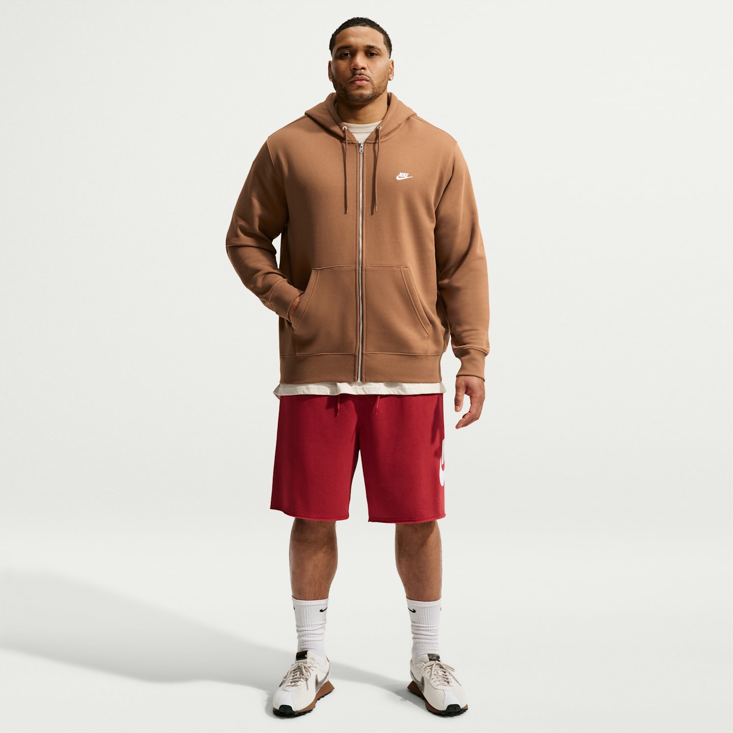 Мужские худи Nike Club Men's Full-Zip Fleece — фото 9