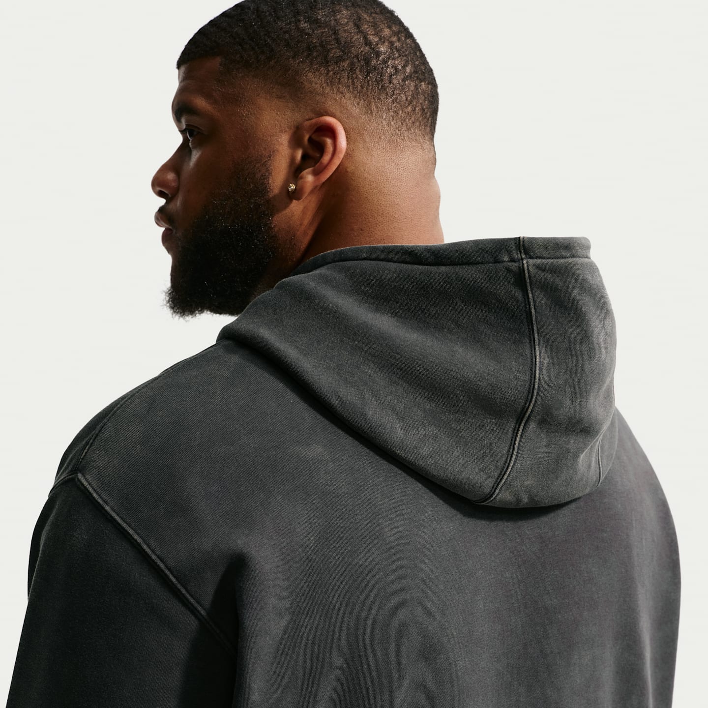Мужские худи Nike Sportswear Club Men's Washed Fleece — фото 7
