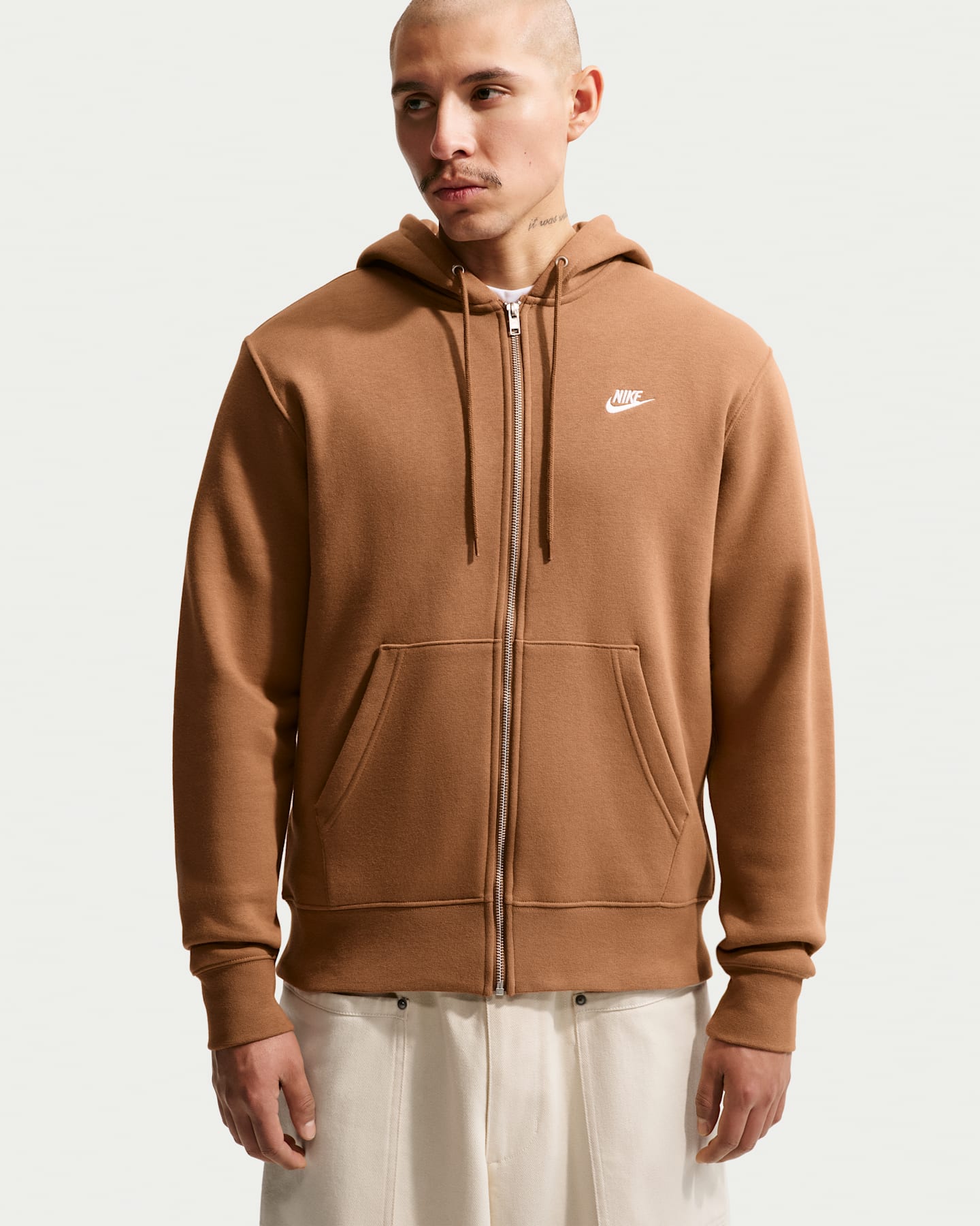 Мужские худи Nike Club Men's Full-Zip Fleece — фото 11