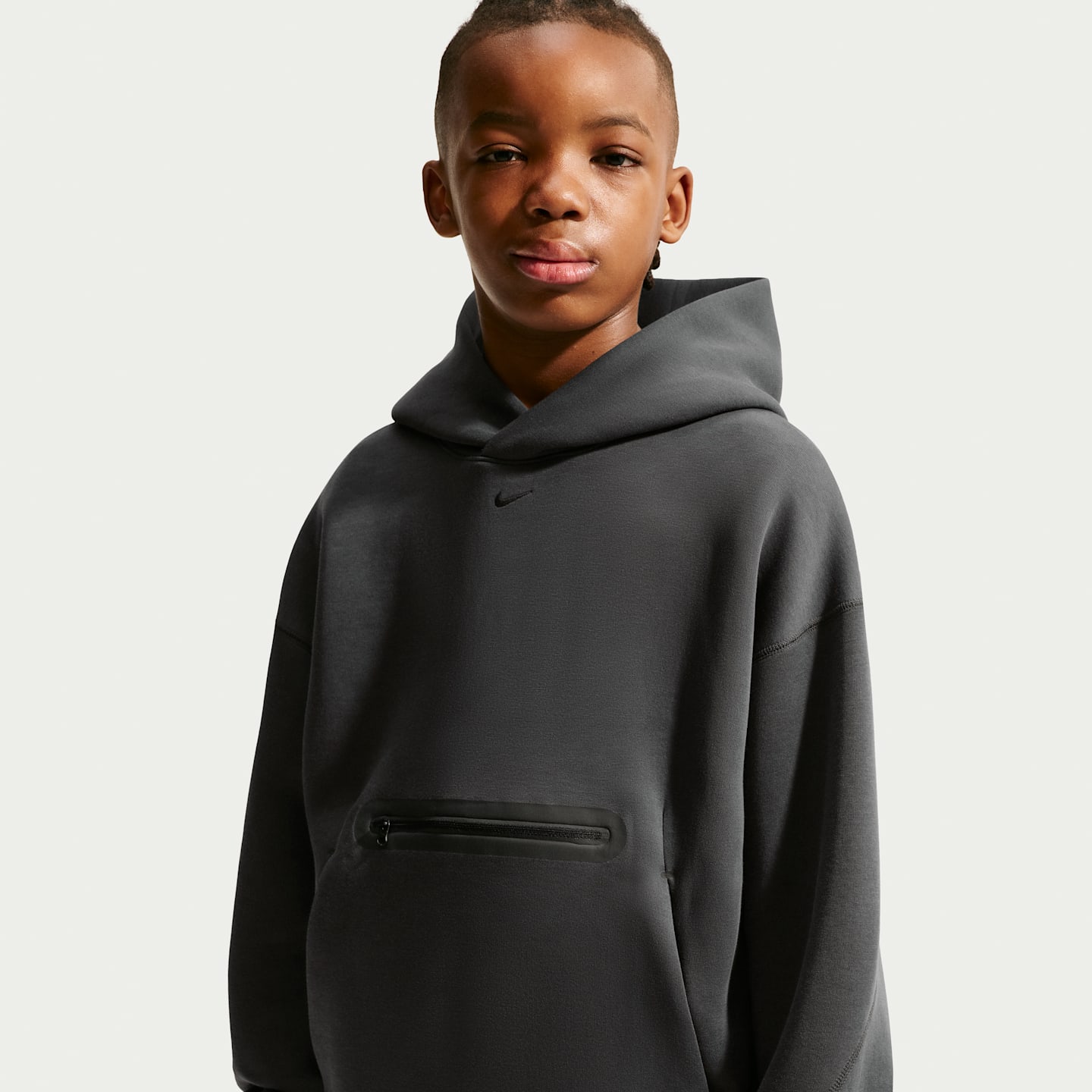 Детские худи Nike Sportswear Tech Fleece Big Kids' (Boys') Oversized Pullover