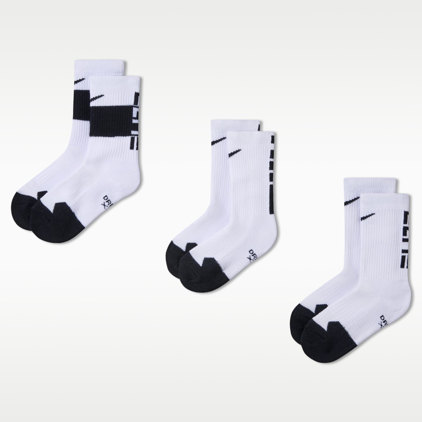 Носки Dri-FIT Elite Little для детей, средней высоты — Nike