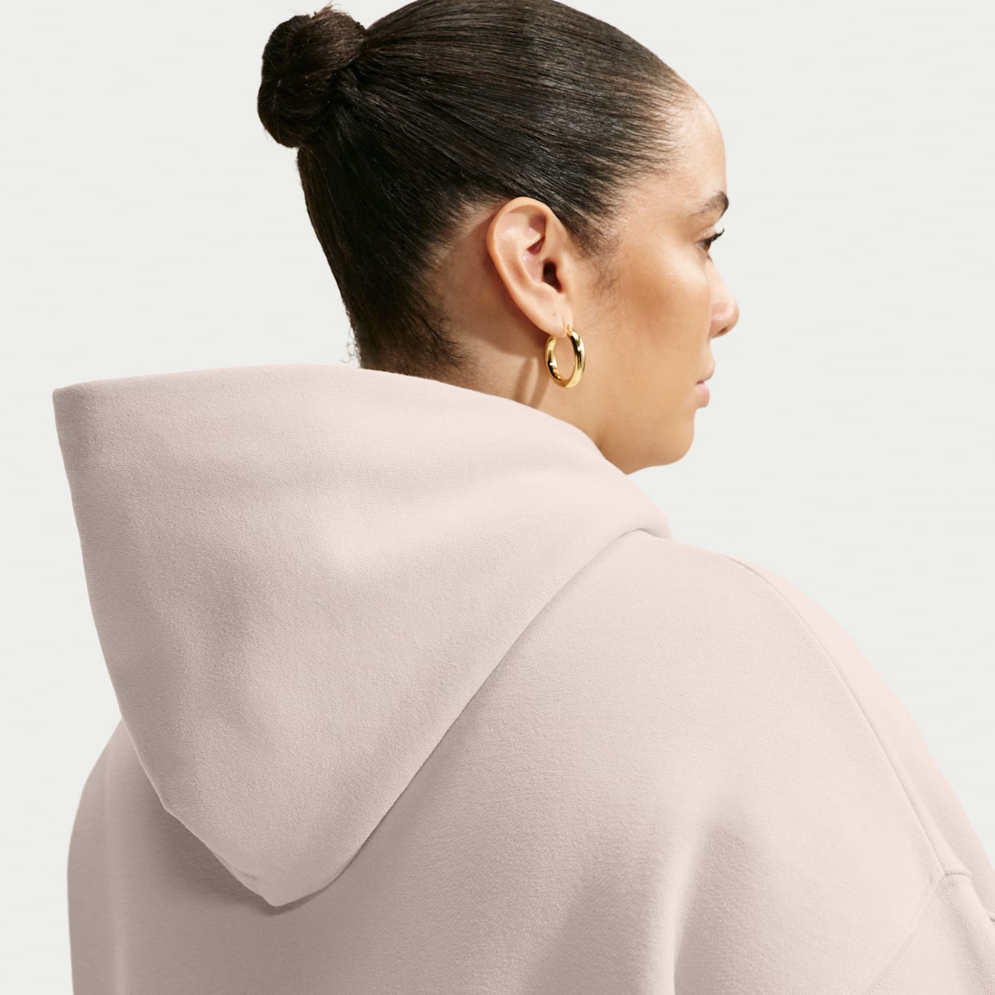 Женские худи Nike Studio Fleece Medium Weight Women's Oversized Pullover Logo — фото 6