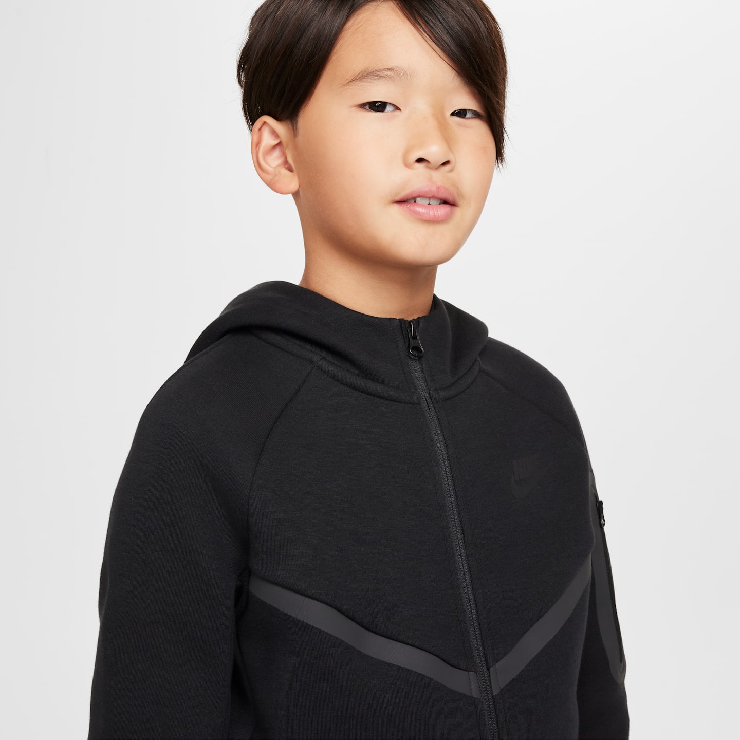 Детские худи Nike Sportswear Tech Fleece Big Kids' Full-Zip — фото 3