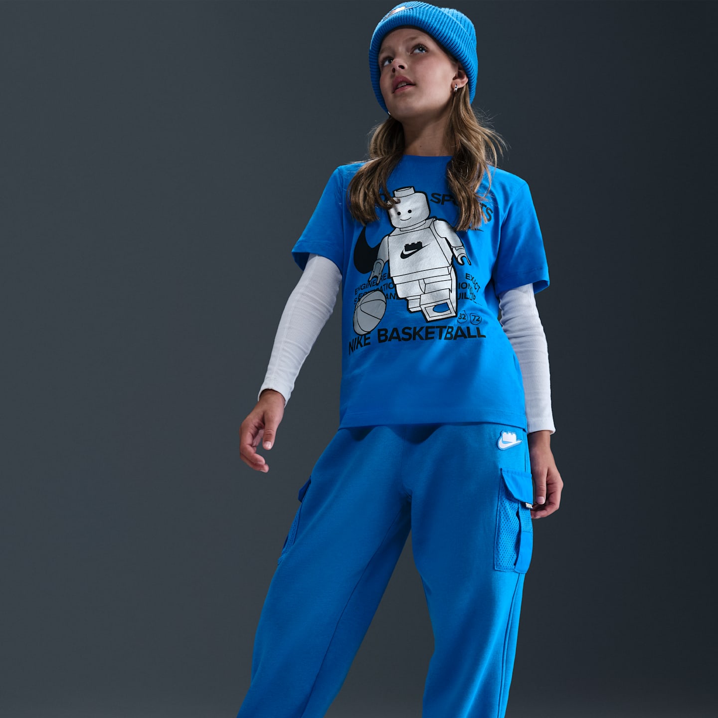 Детские брюки Nike x LEGO® Collection Big Kids' Cargo Pants — фото 5