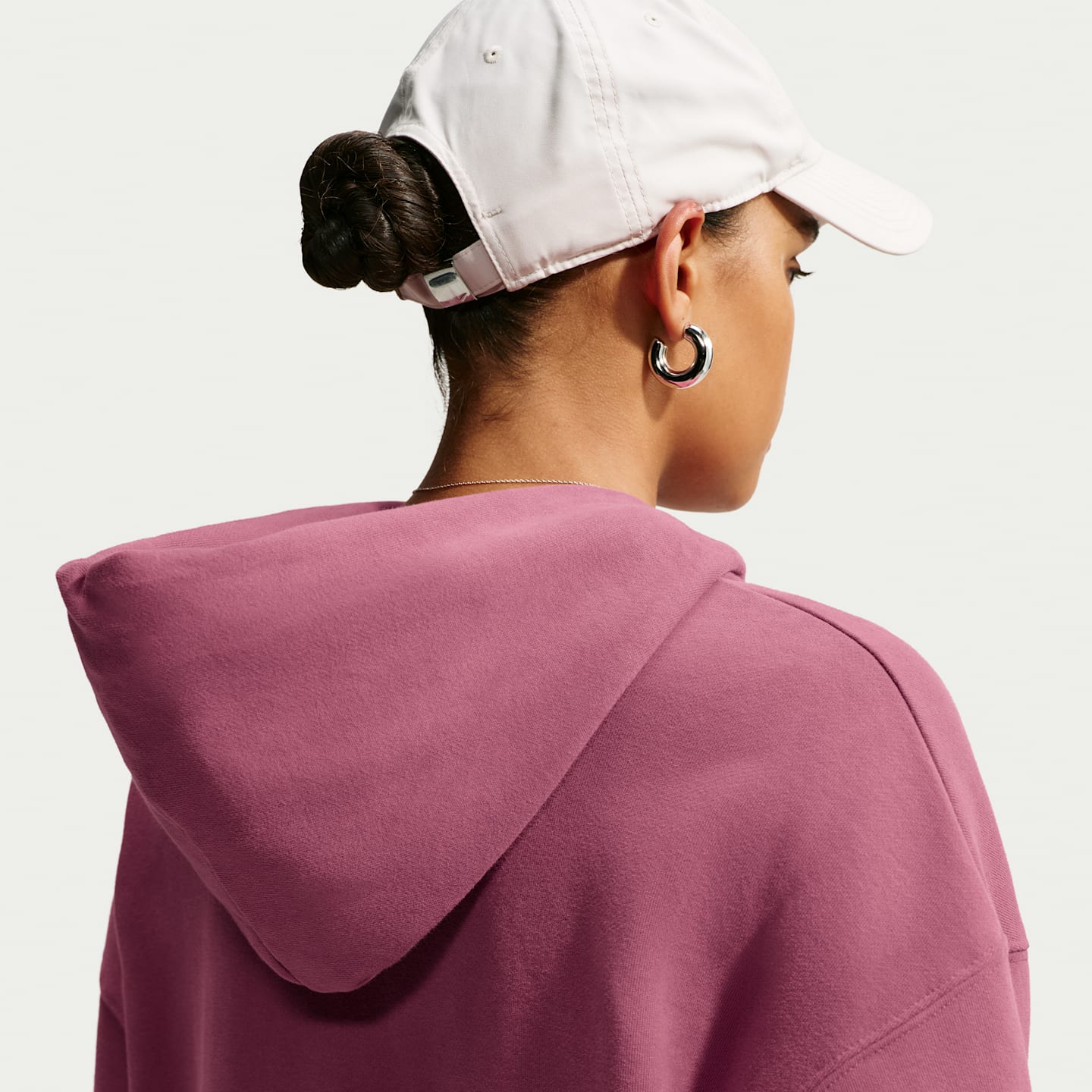 Женские худи Nike Studio Fleece Lightweight Women's Oversized Full-Zip — фото 2