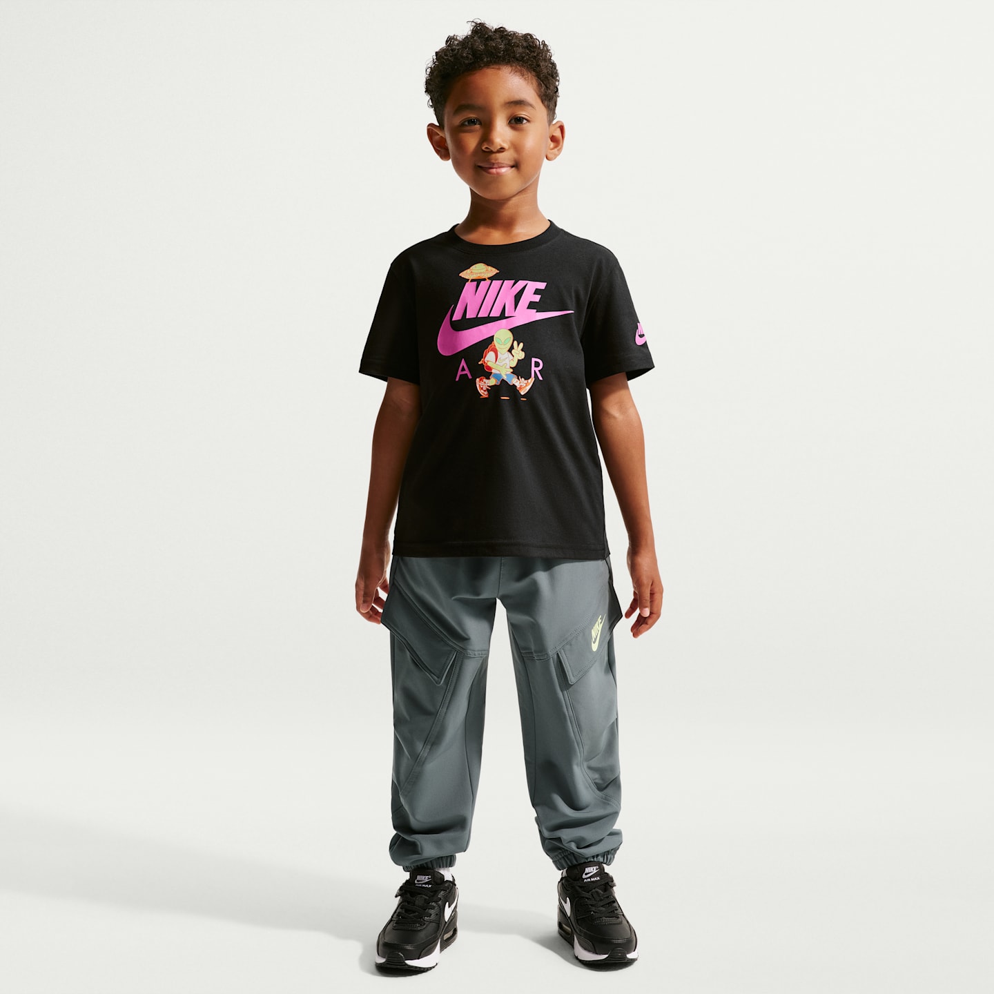 Детские футболки Nike Little Kids' Alien T-Shirt — фото 4