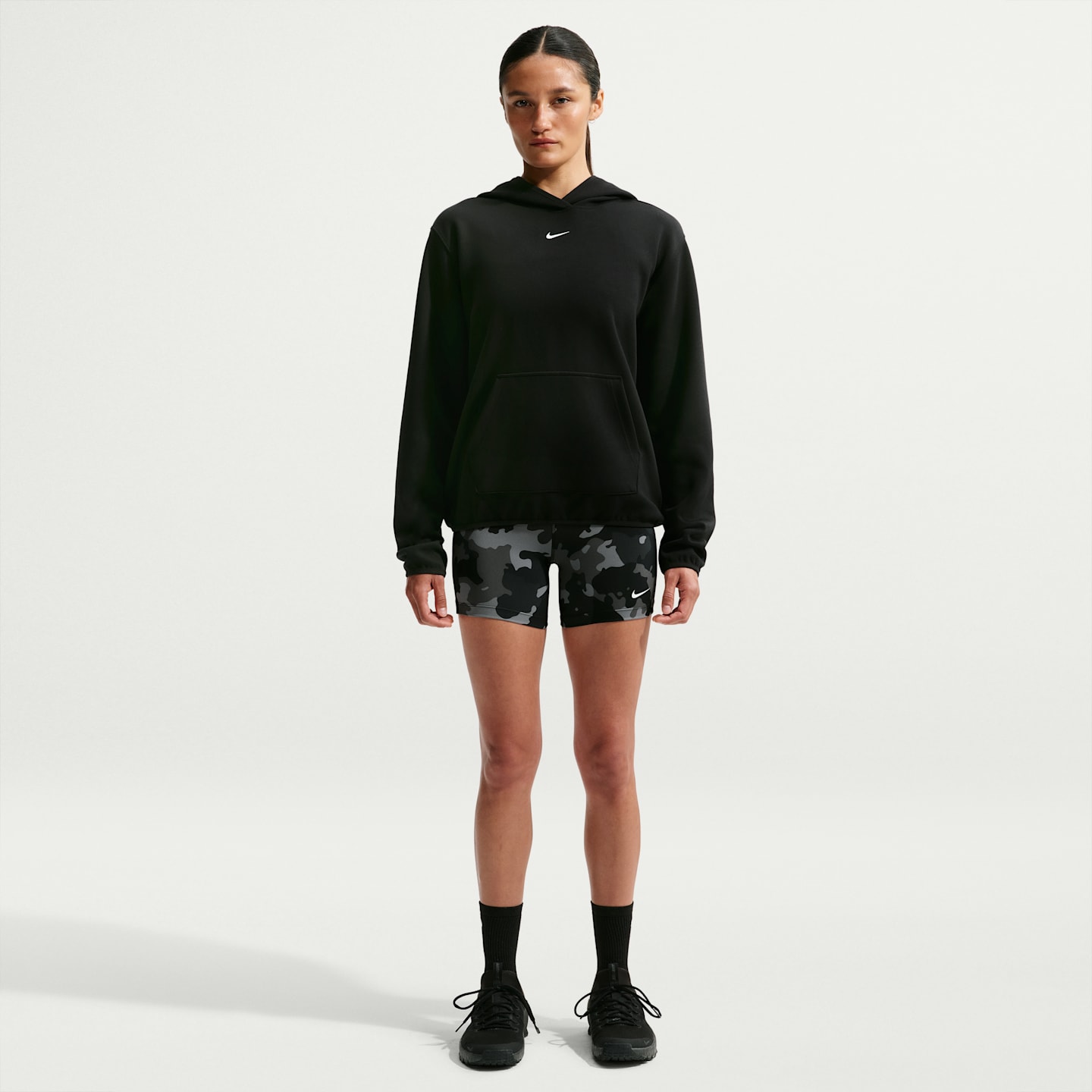 Женские худи Nike Studio Fleece Sport Women's Dri-FIT Pullover — фото 4