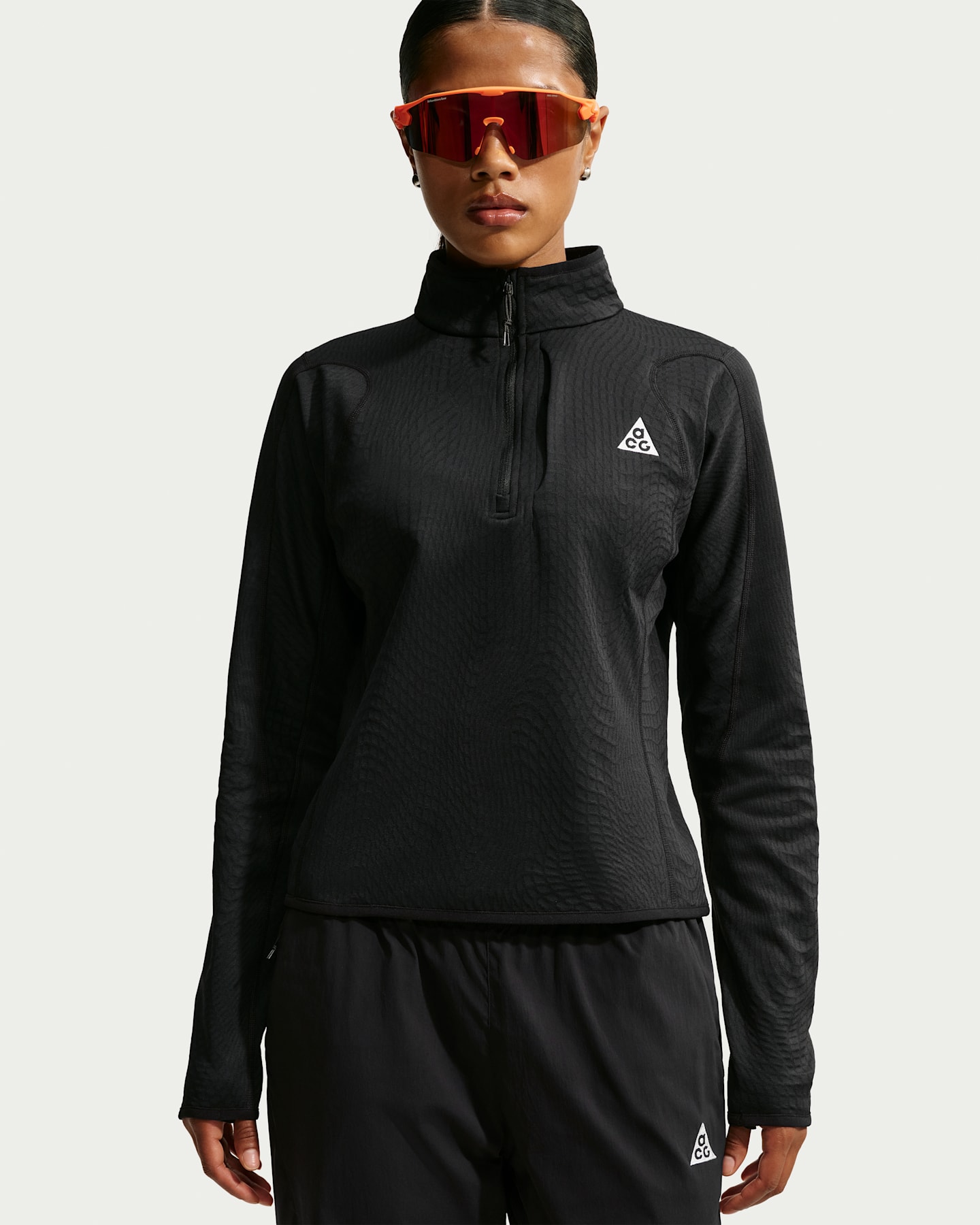 Женские свитеры Nike ACG "Wolf Grid" Women's Therma-FIT 1/2-Zip Hiking Top — фото 6