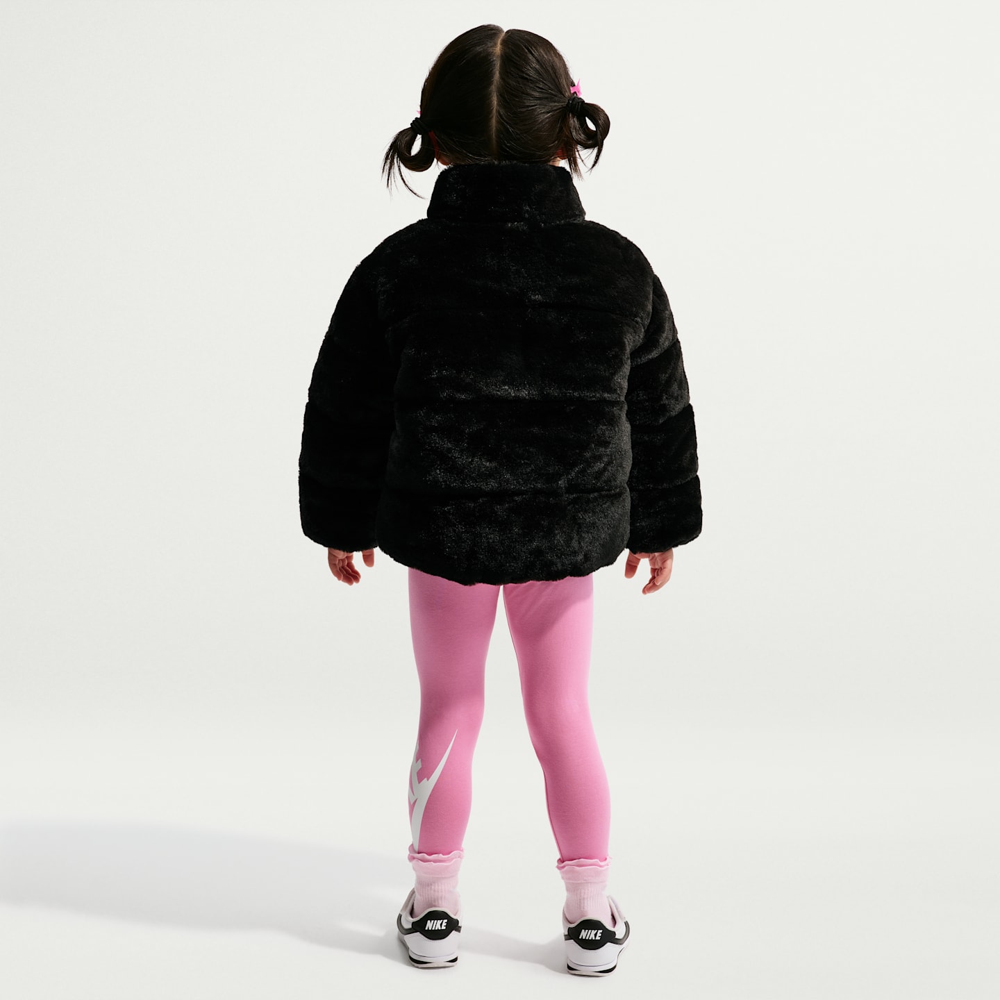 Детские куртки Nike Toddler Quilted Faux Fur Jacket — фото 5