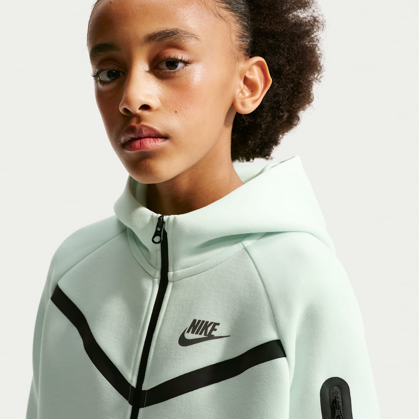 Детские худи Nike Sportswear Tech Fleece Girls' Full-Zip — фото 3
