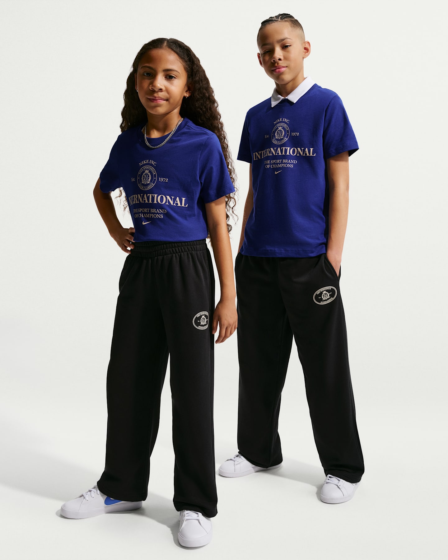 Детские брюки Nike Sportswear Club Big Kids' French Terry Open-Hem Pants — фото 8