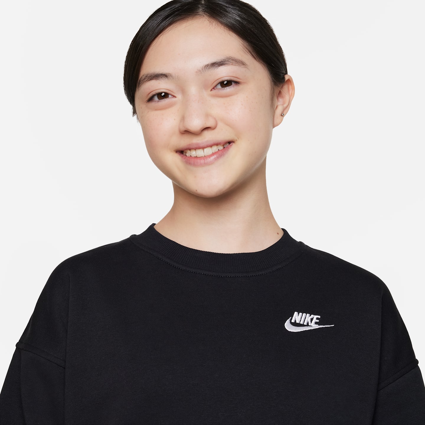 Детские худи Nike Sportswear Club Fleece Big Kids' Oversized Sweatshirt — фото 3