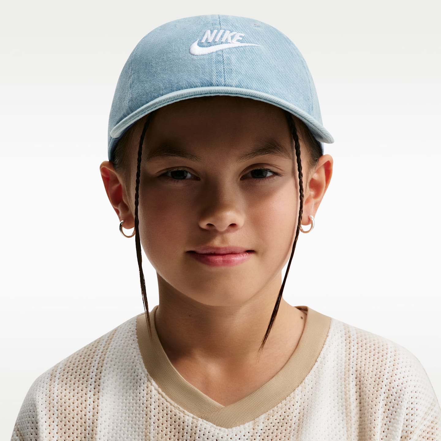 Детские кепки Nike Club Kids' Unstructured Denim — фото 1