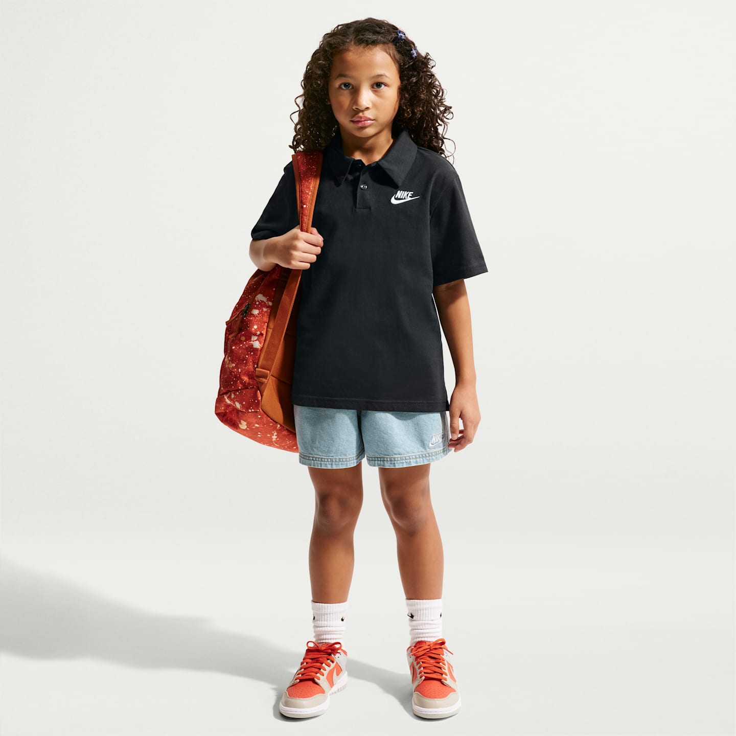 Детские топы Nike Sportswear Club Big Kids' Knit Short-Sleeve Polo — фото 6