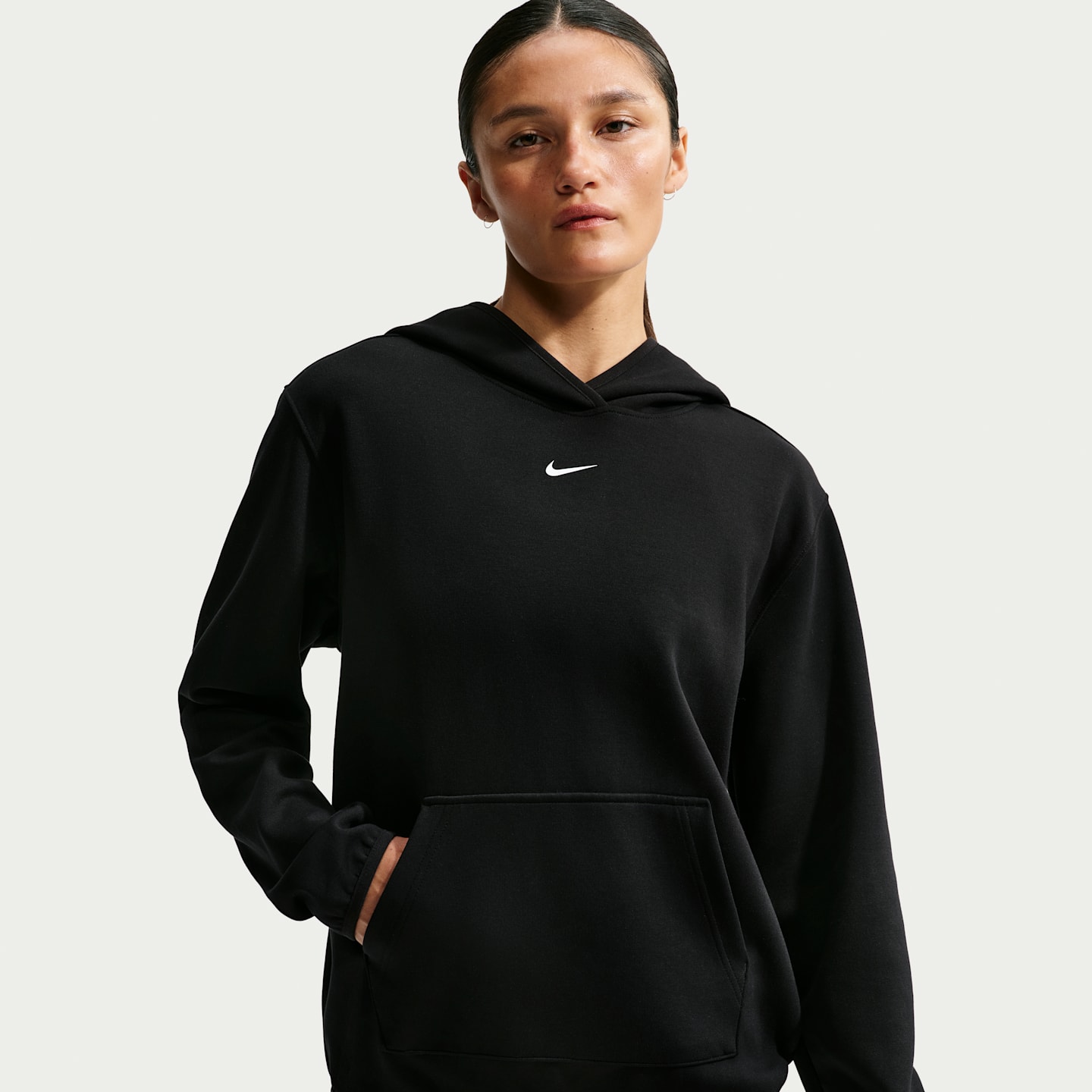 Женские худи Nike Studio Fleece Sport Women's Dri-FIT Pullover — фото 1