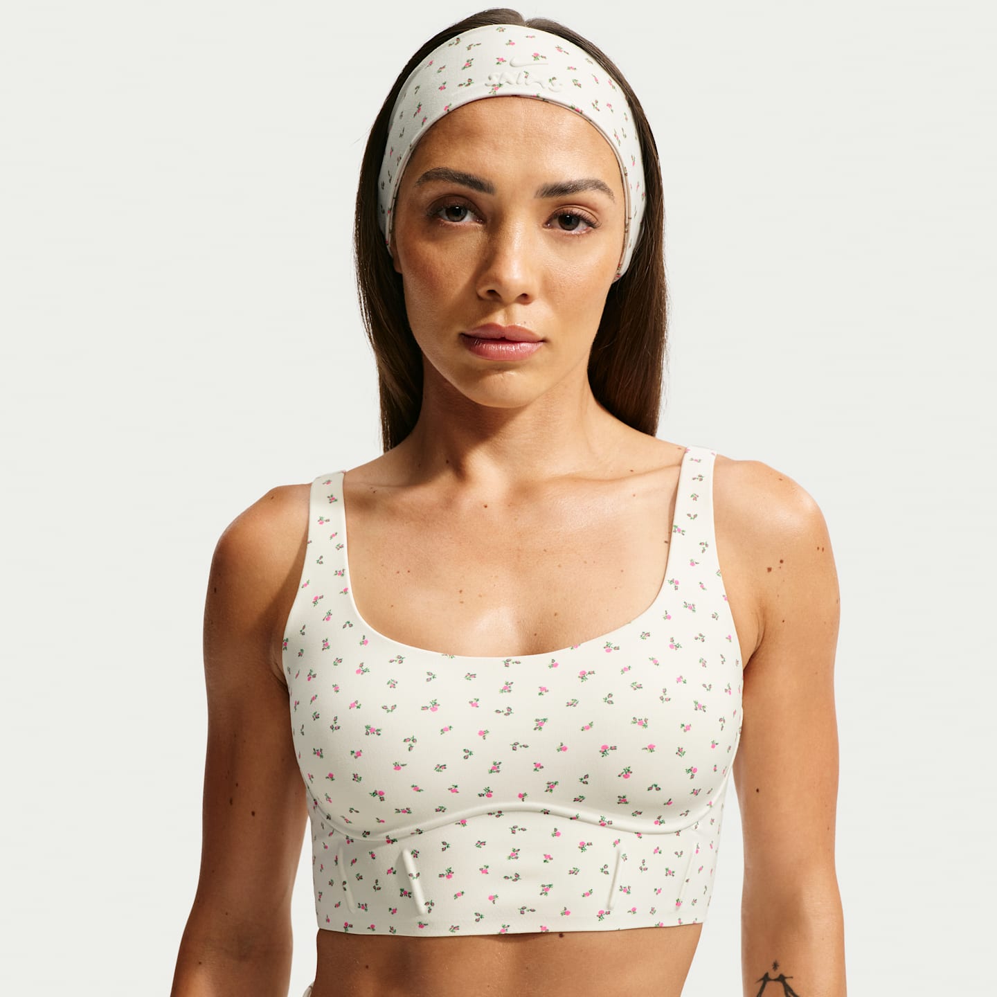 Женские спортивные бра Nike NikeSKIMS Matte Women's Long-Line Corset Bra — фото 1