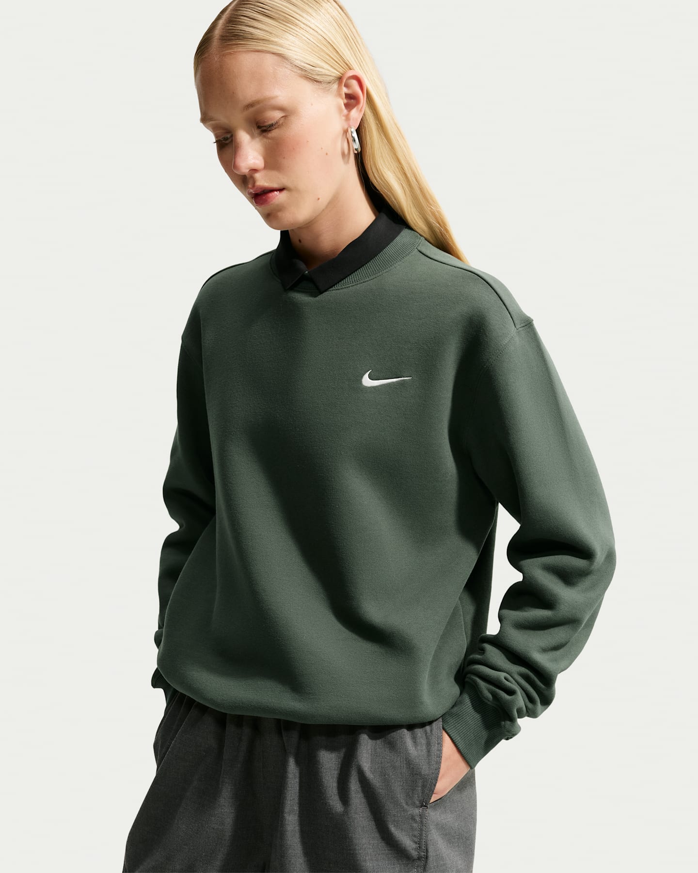 Женские кроссовки Nike Studio Fleece Medium Weight Women's Crew — фото 7