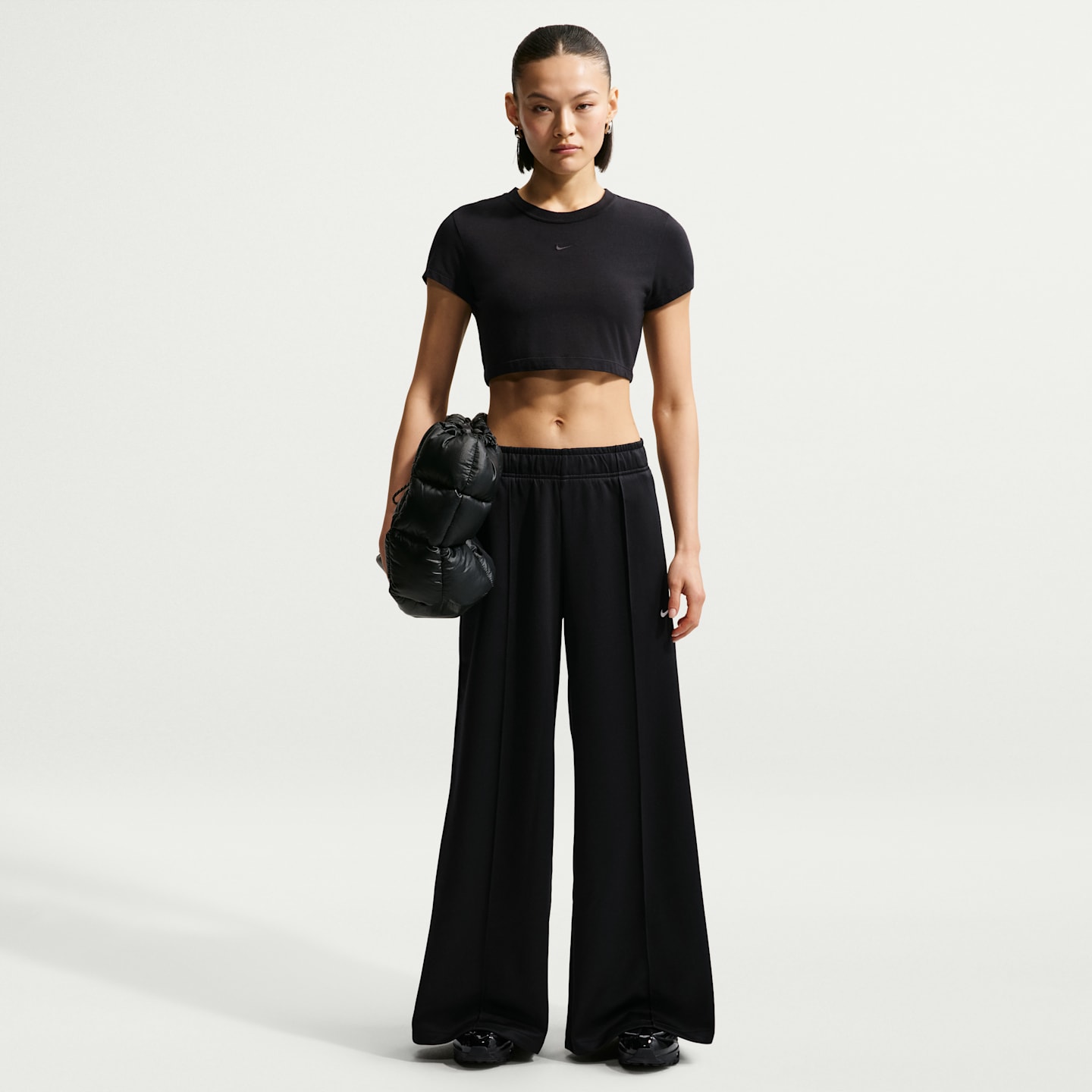 Женские брюки Nike Sportswear Women's Mid-Rise Wide-Leg Track Pants