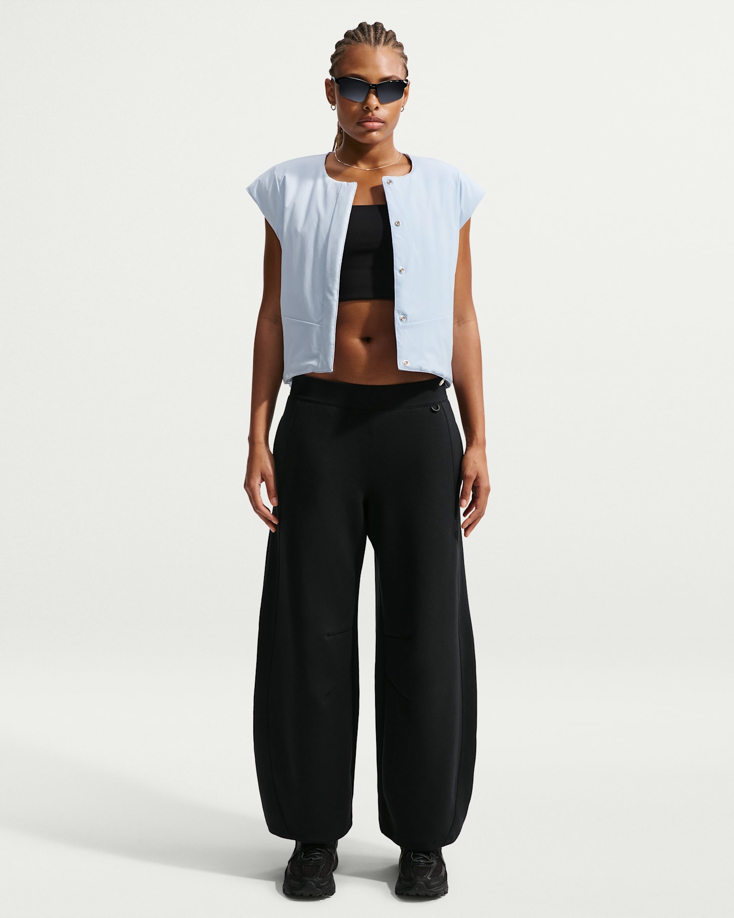 Женские брюки Nike 24.7 ImpossiblySoft Women's High-Waisted Wide-Leg Pants — фото 7
