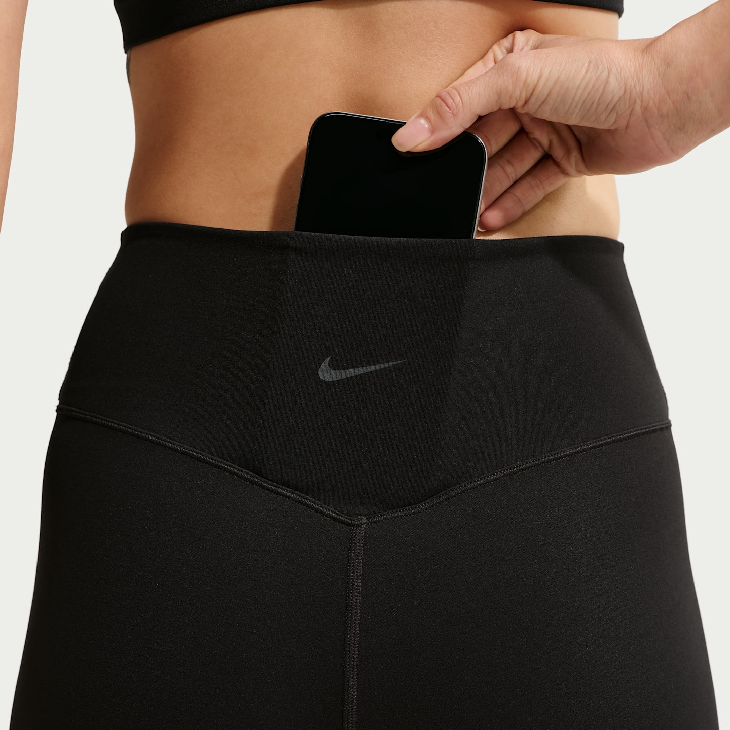 Женские леггинсы Nike Zenvy Women's High-Waisted 7/8 Leggings with No Front Seam — фото 6