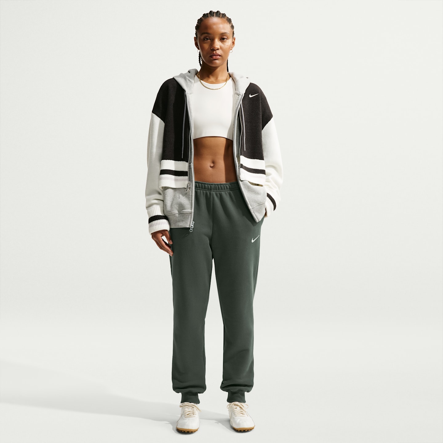 Женские брюки Nike Studio Fleece Medium Weight Women's Mid-Rise Joggers