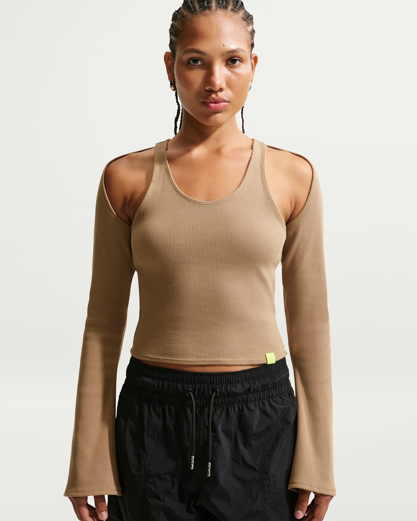 Женские брюки Nike Serena Williams Design Crew Women's Tight Knitwear Top — фото 6
