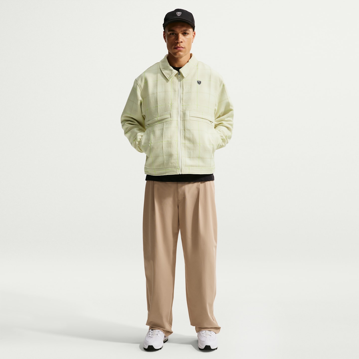 Мужские куртки Nike Tartan Men's Loose Golf Jacket — фото 4
