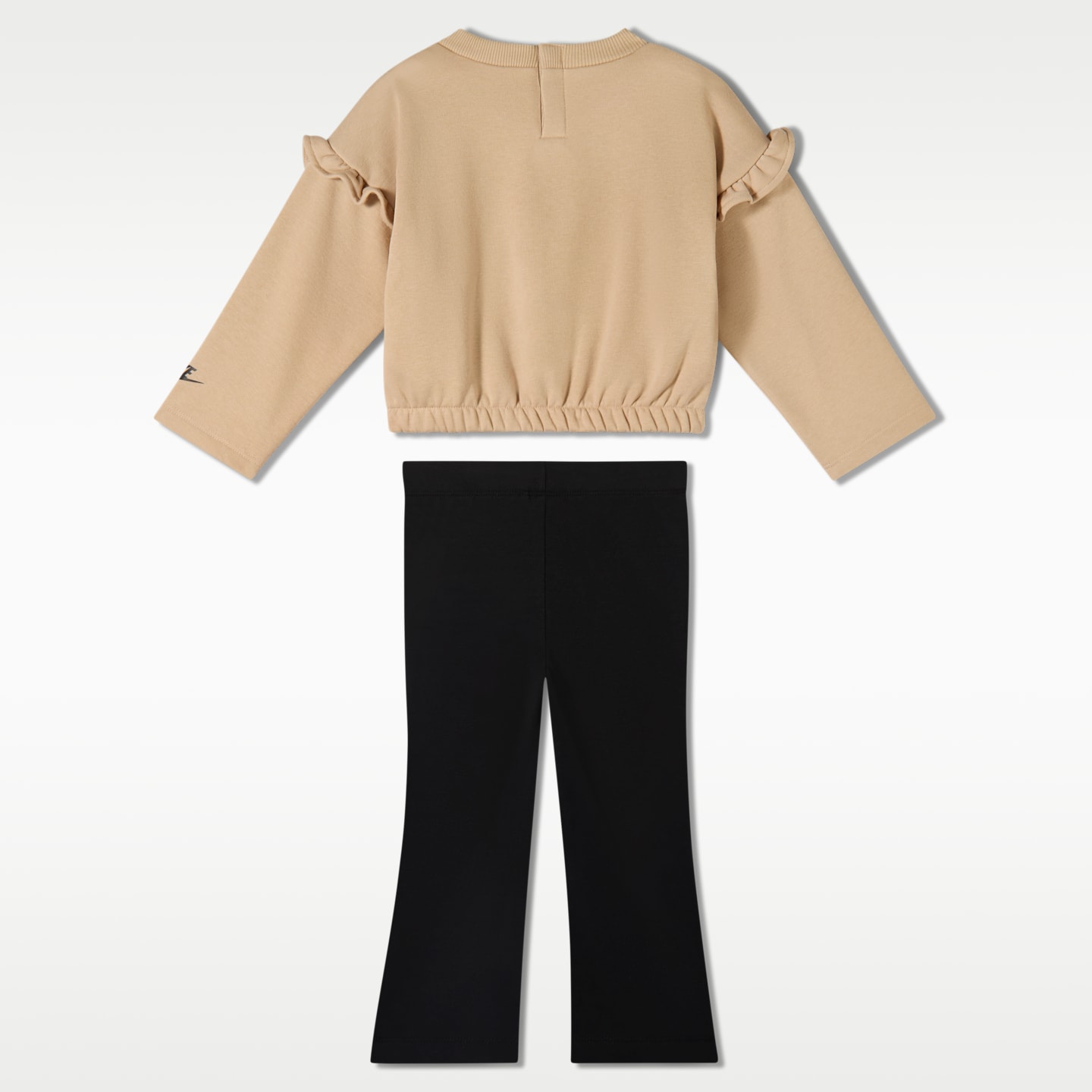 Детские брюки Nike Baby (12-24M) Ruffle Crew and Flared Leggings Set — фото 2