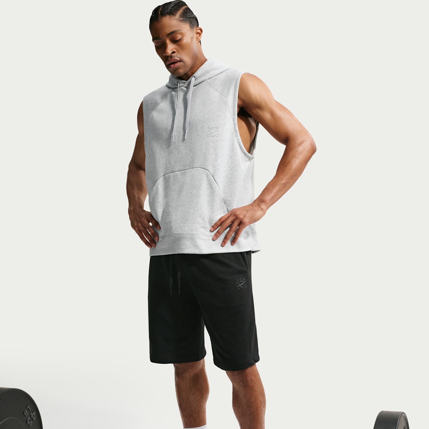 Мужские шорты Nike N.A.C. Men's Dri-FIT Fleece Training Shorts — фото 4