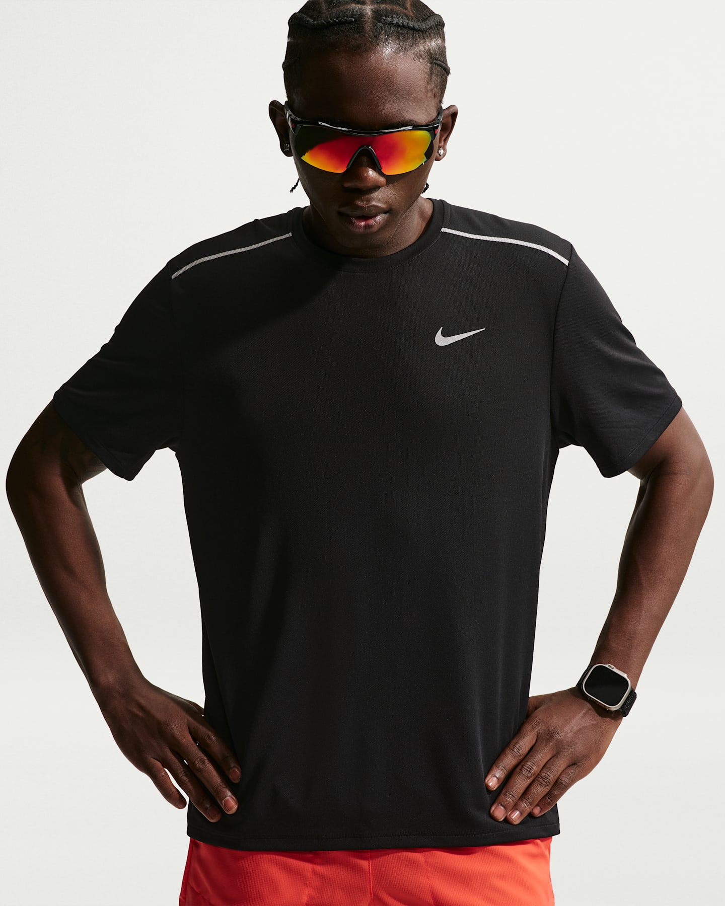 Мужские топы Nike Miler Men's Dri-FIT Short-Sleeve Running Top — фото 6