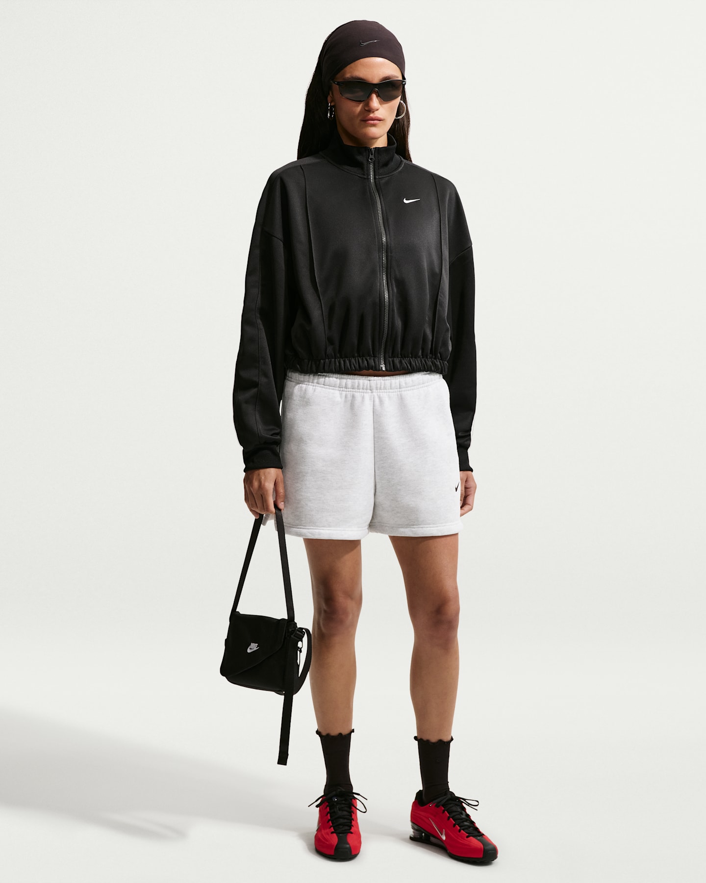 Женские шорты Nike Studio Fleece Medium Weight Women's Mid-Rise Shorts — фото 6