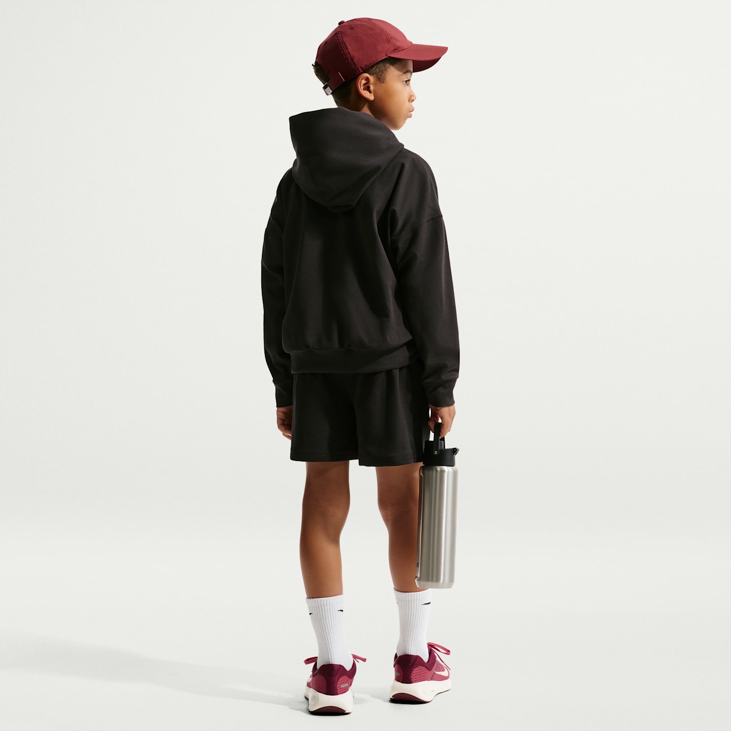 Детские худи Nike Pro Big Kids' (Boys') Dri-FIT Fleece Pullover — фото 5