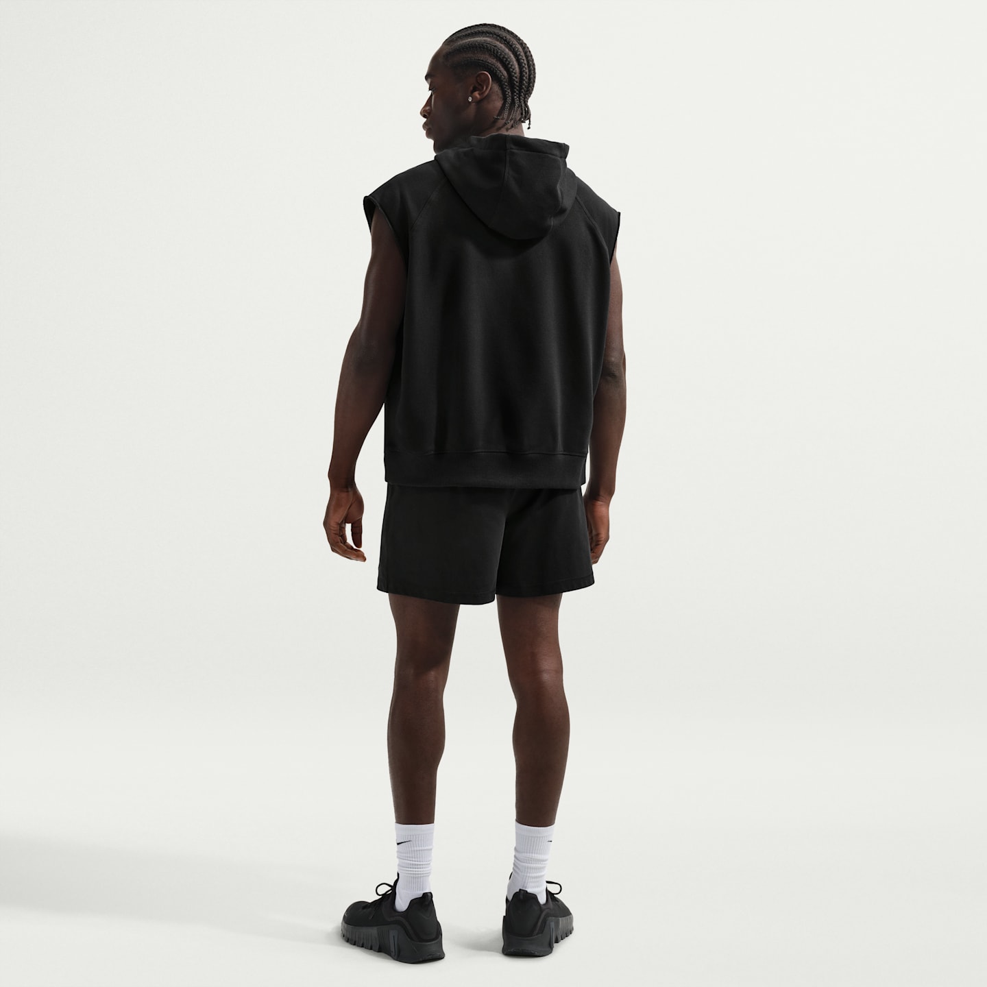 Мужские худи Nike N.A.C. Men's Dri-FIT Fleece Sleeveless Training — фото 5