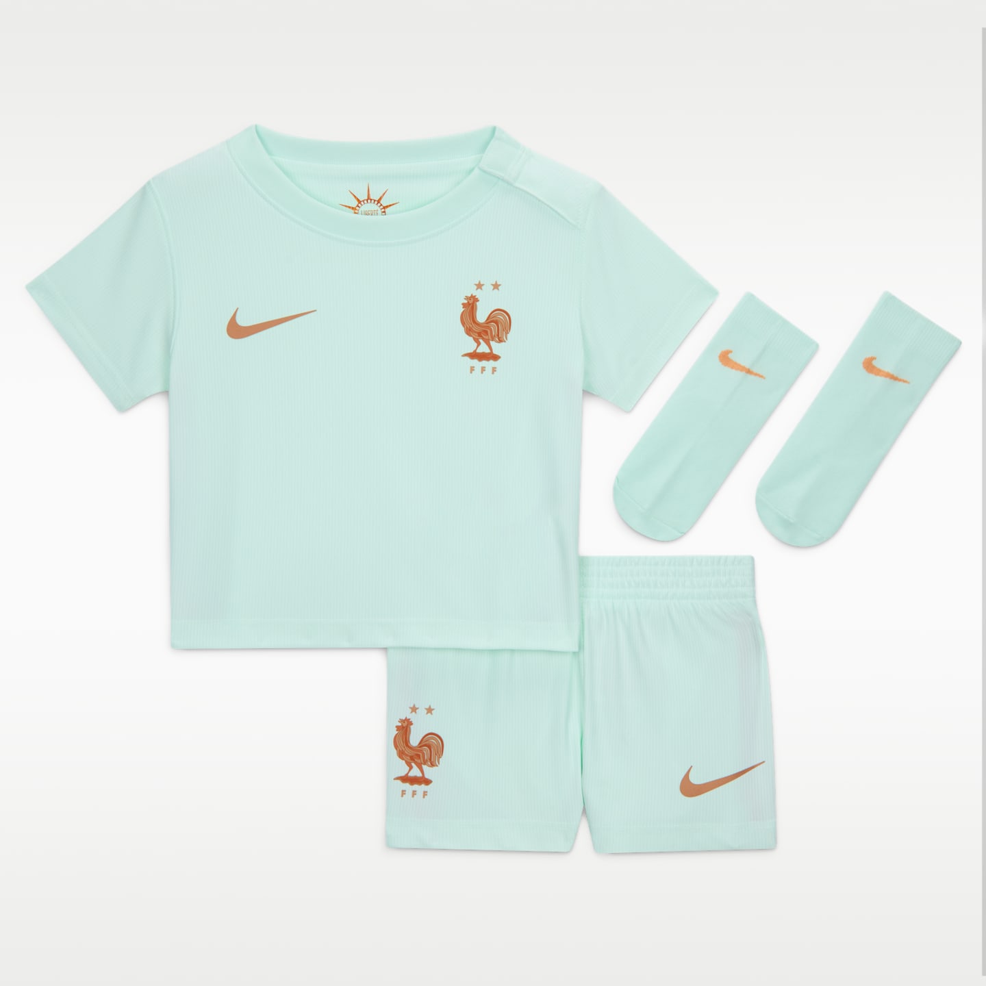 Детские кроссовки Nike FFF 2026 Stadium Away Baby/Toddler Nike Soccer Replica 3-Piece Kit