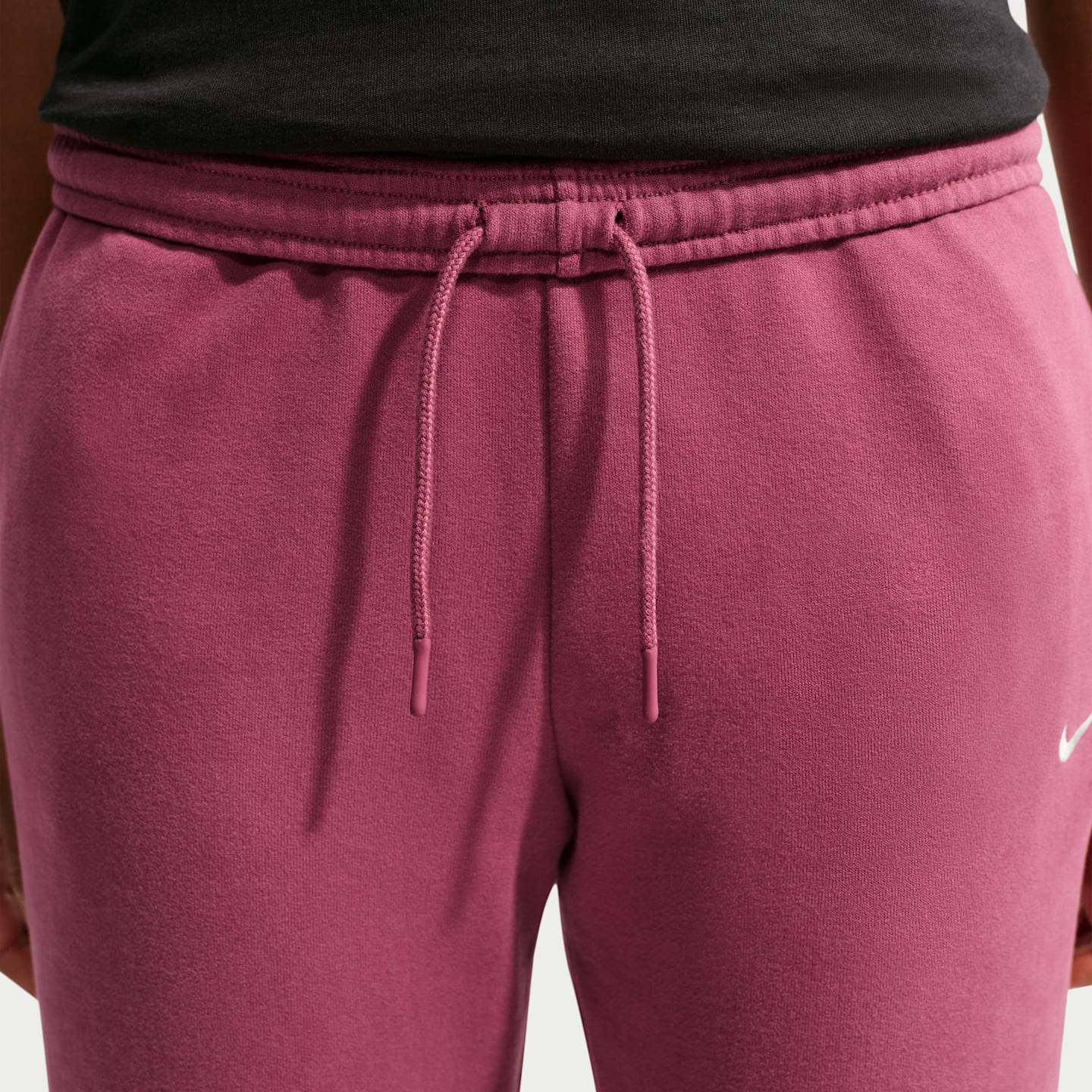 Женские брюки Nike Studio Fleece Lightweight "French Terry" Women's Mid-Rise Open-Hem Pants — фото 6